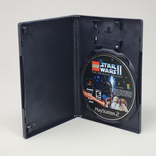 LEGO Star Wars II (PlayStation 2 PS2) Black Label Case & Disc TESTED - Thumbnail 2