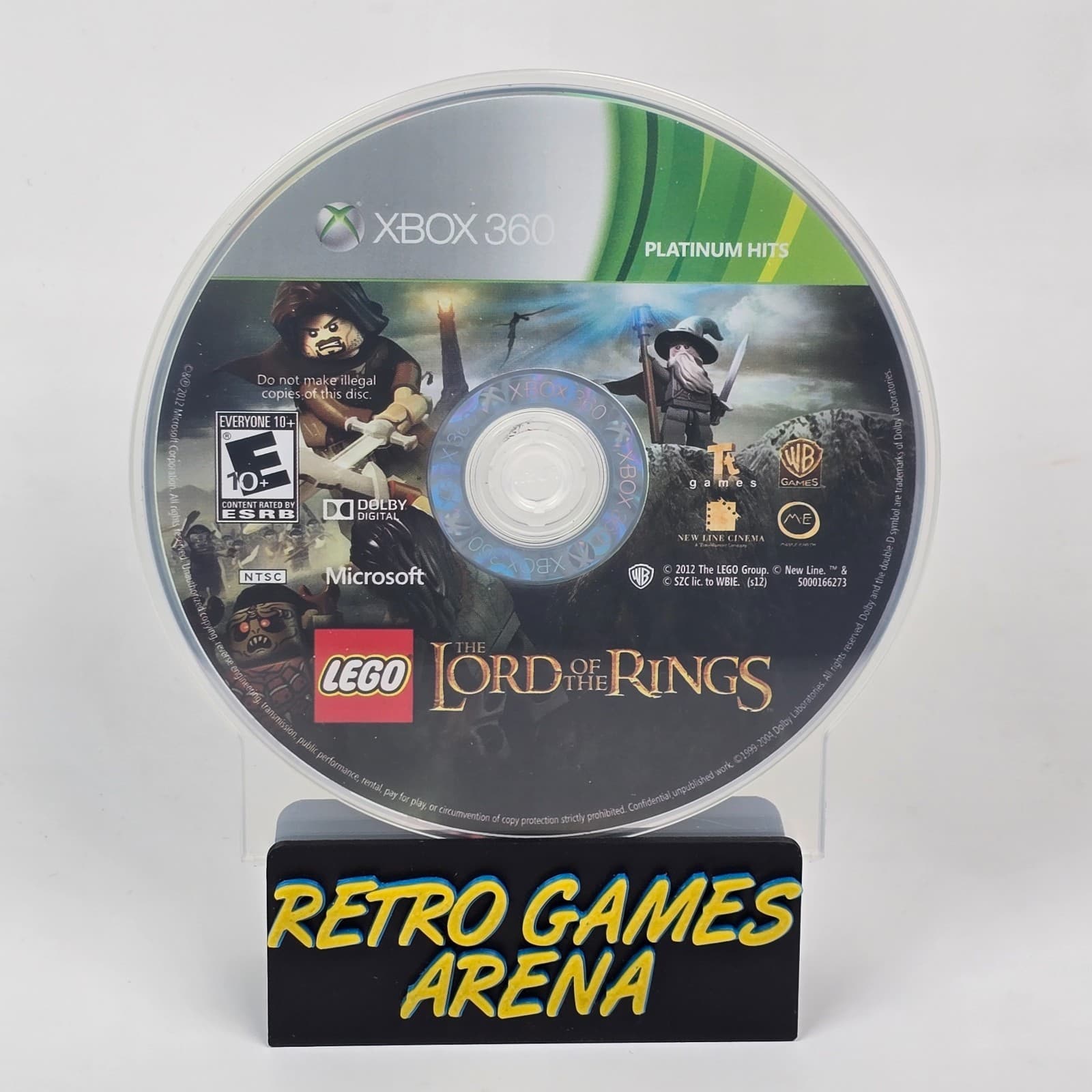LEGO The Lord of the Rings (Xbox 360) Platinum Hits Disc