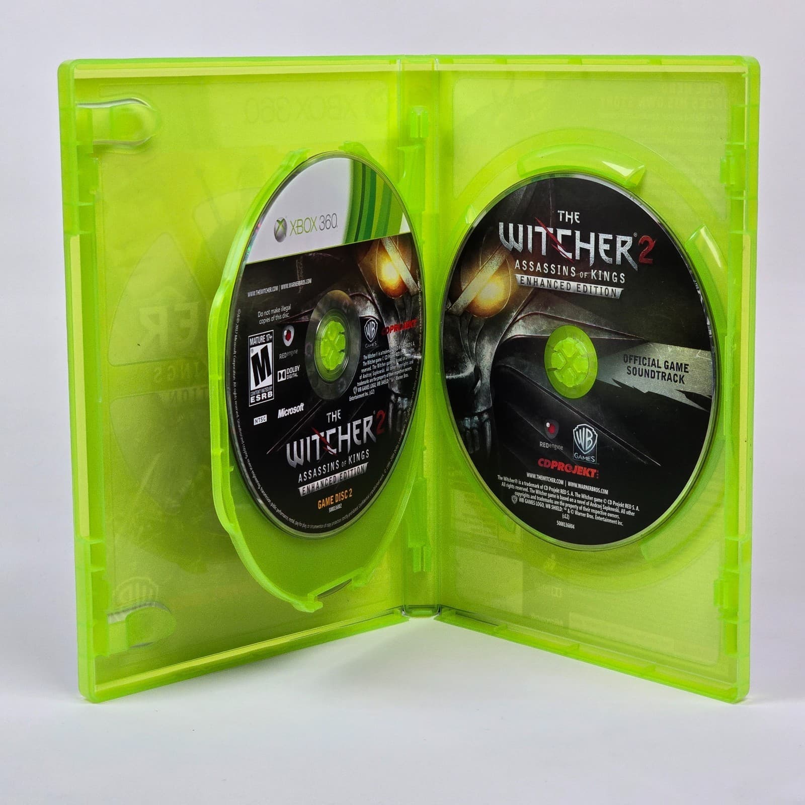 The Witcher 2: Assassins of Kings - Enhanced Edition (Xbox 360) Case & Discs - Thumbnail 3