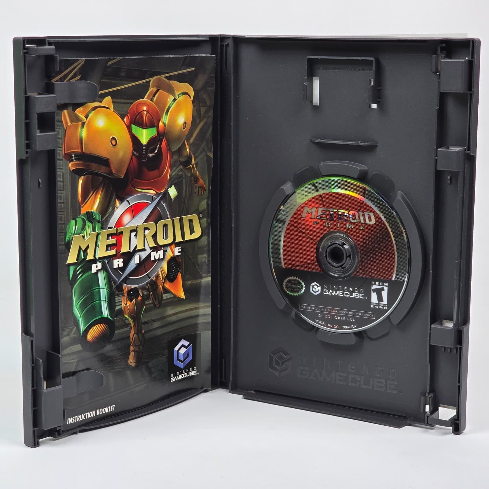 Metroid Prime (Nintendo GameCube) Black Label CIB COMPLETE - Thumbnail 2