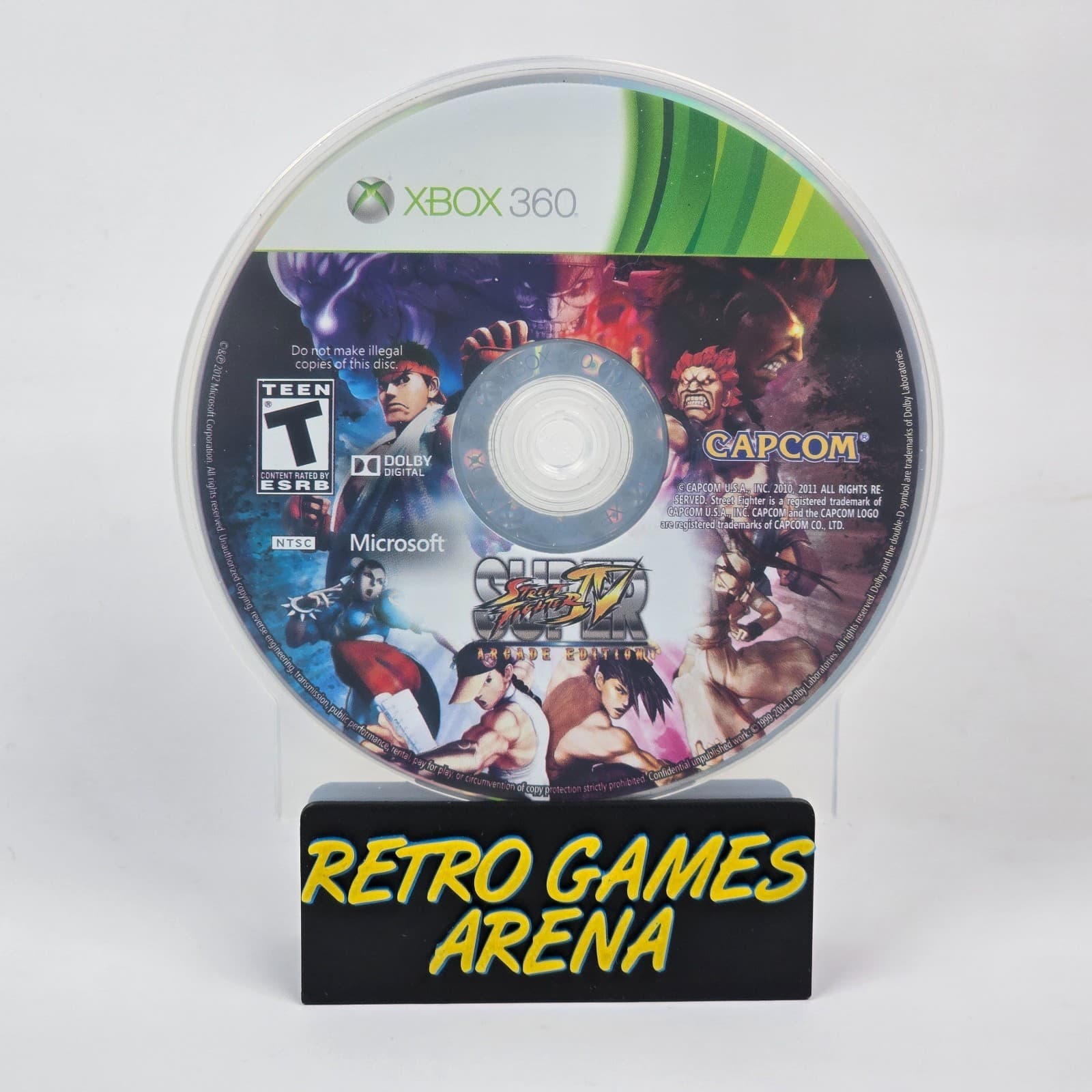Super Street Fighter IV 4: Arcade Edition (Xbox 360) Disc