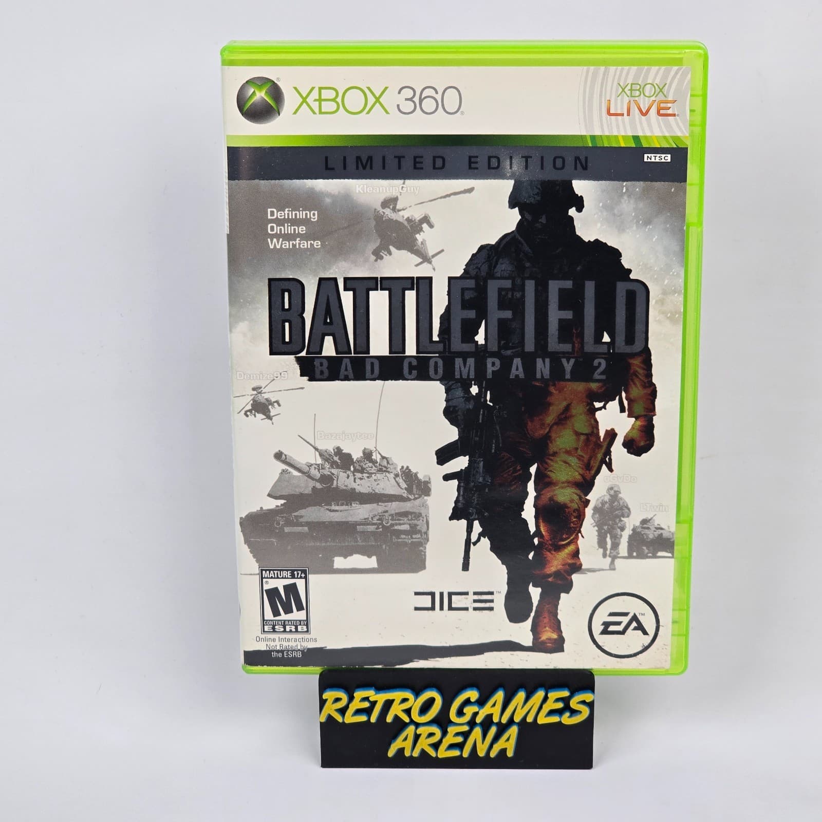 Battlefield: Bad Company 2 - Limited Edition (Xbox 360) Case & Disc