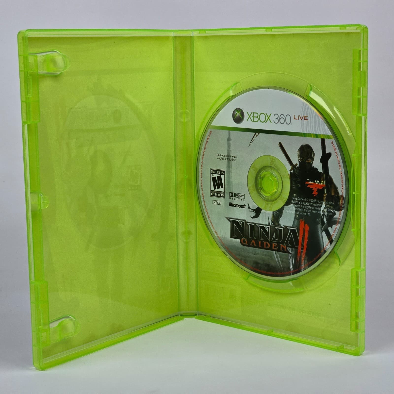 Ninja Gaiden II 2 (Xbox 360) Case & Disc - Thumbnail 2