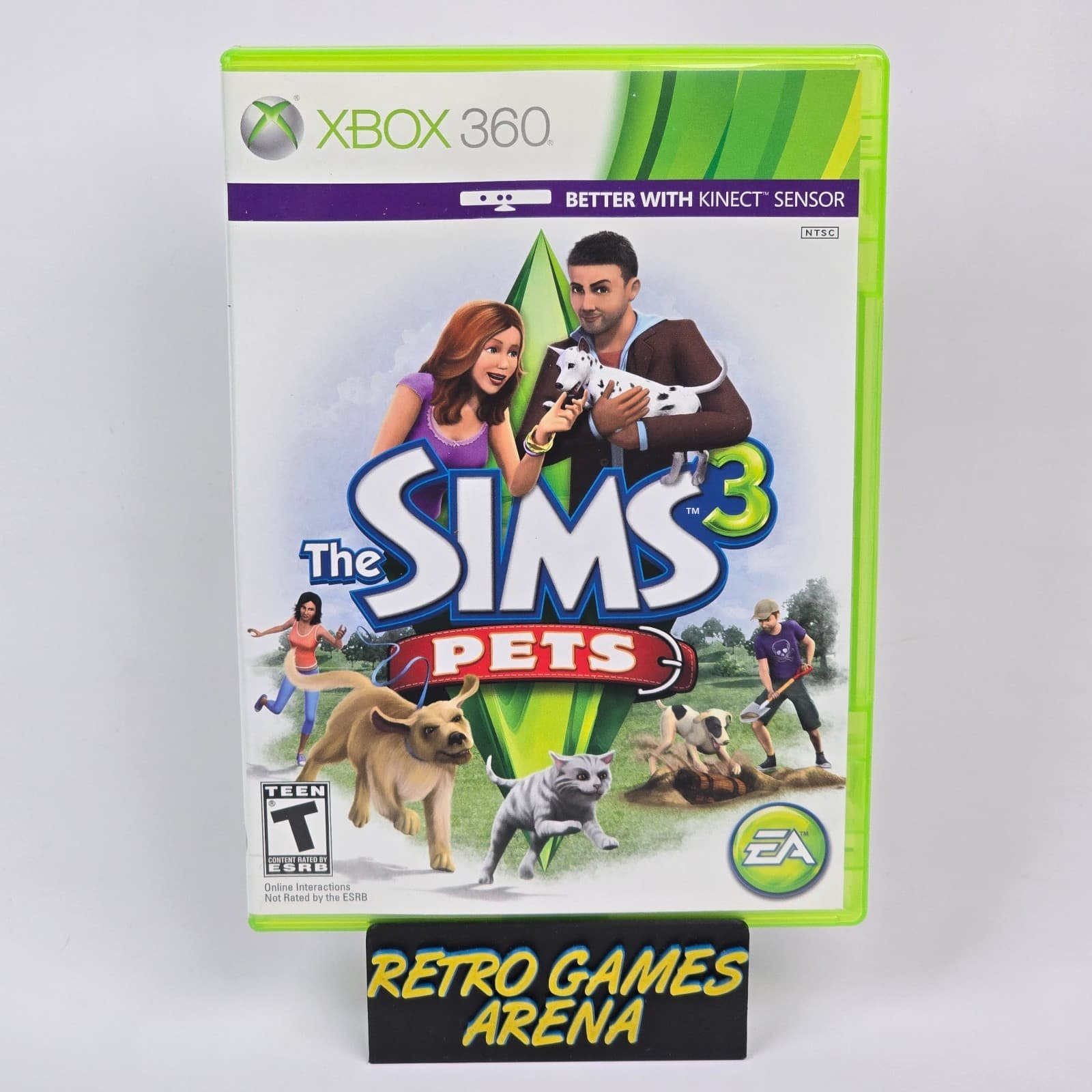 The Sims 3: Pets (Xbox 360) Case & Disc