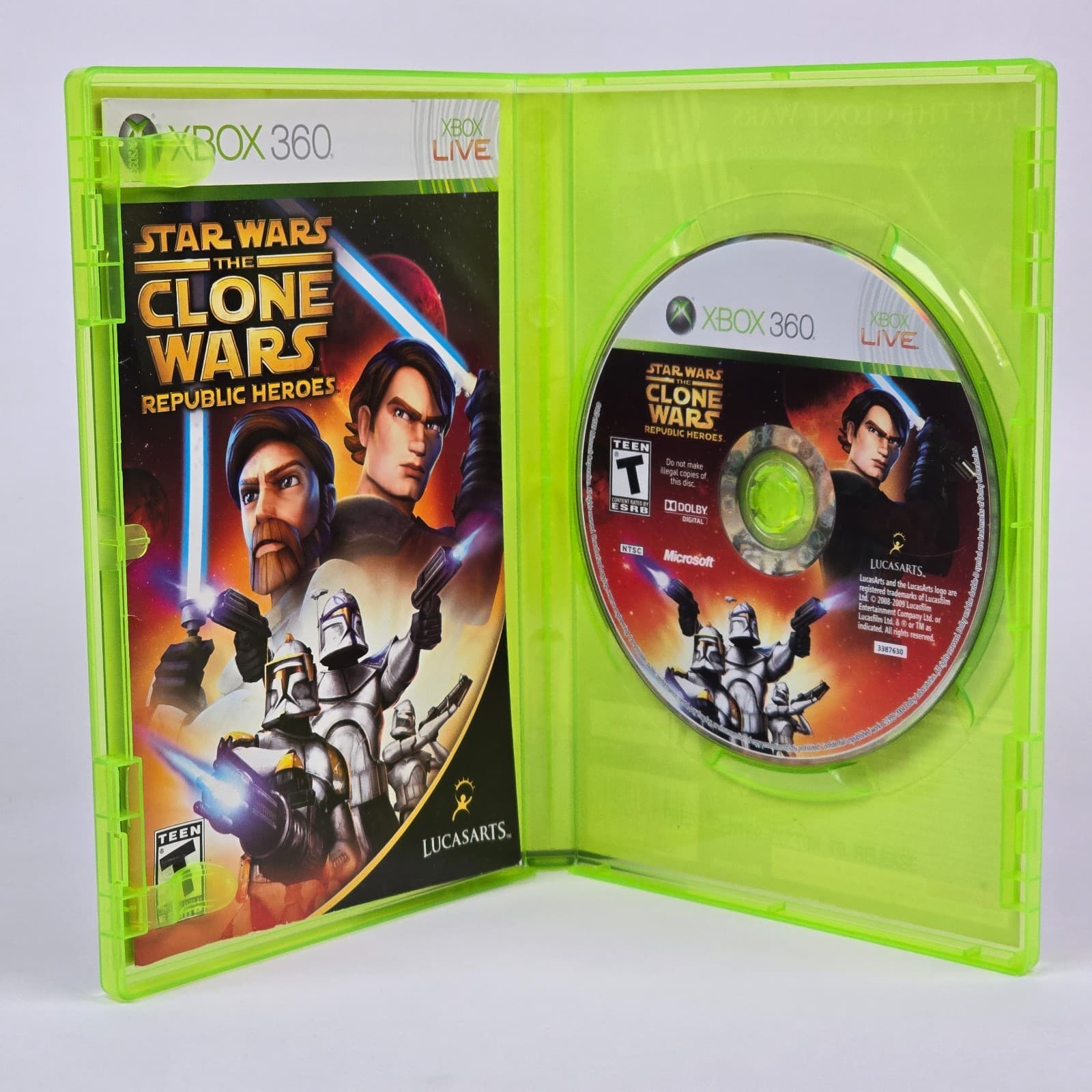 Star Wars: The Clone Wars - Republic Heroes (Xbox 360) CIB COMPLETE - Thumbnail 2