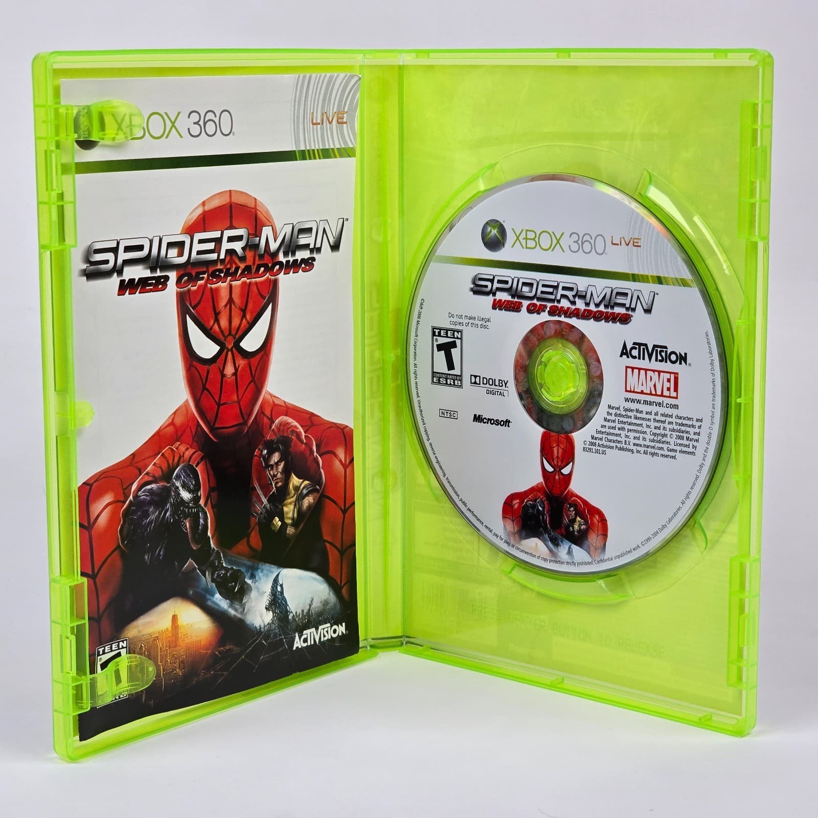 Spider-Man: Web of Shadows (Xbox 360) CIB COMPLETE - Thumbnail 2