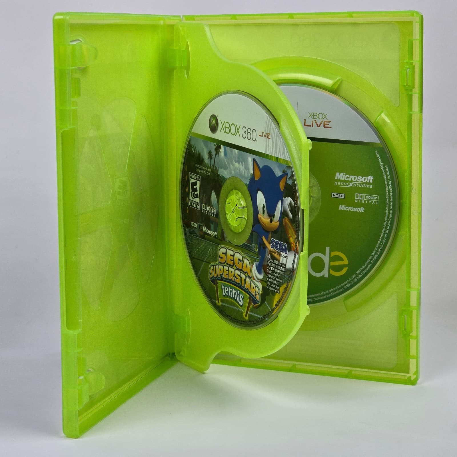 Sega Superstars Tennis + Xbox Live Arcade Combo (Xbox 360) Case & Disc - Thumbnail 2