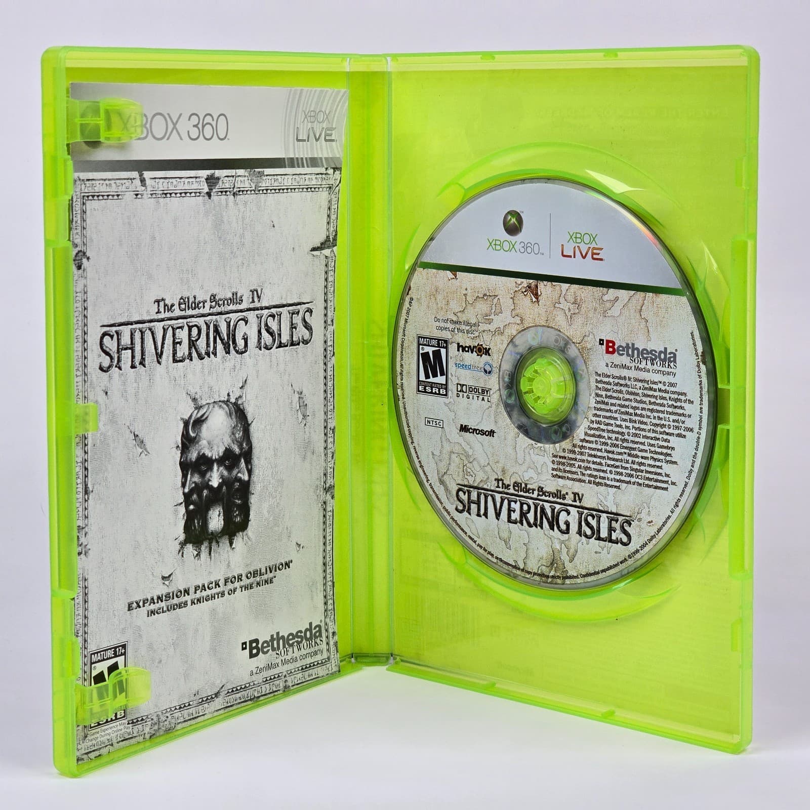The Elder Scrolls IV 4: Shivering Isles Expansion Pack (Xbox 360) CIB COMPLETE - Thumbnail 2