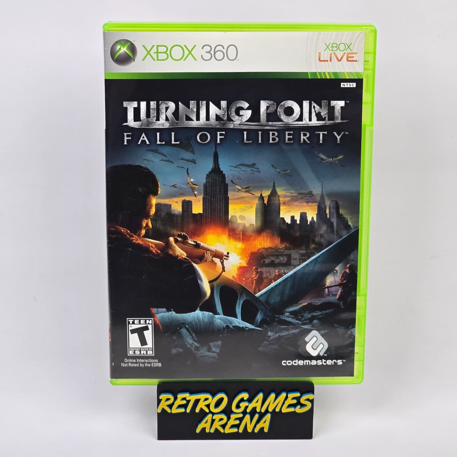 Turning Point: Fall of Liberty (Xbox 360) Case & Disc