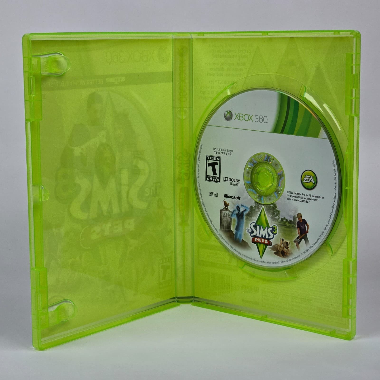 The Sims 3: Pets (Xbox 360) Case & Disc - Thumbnail 2
