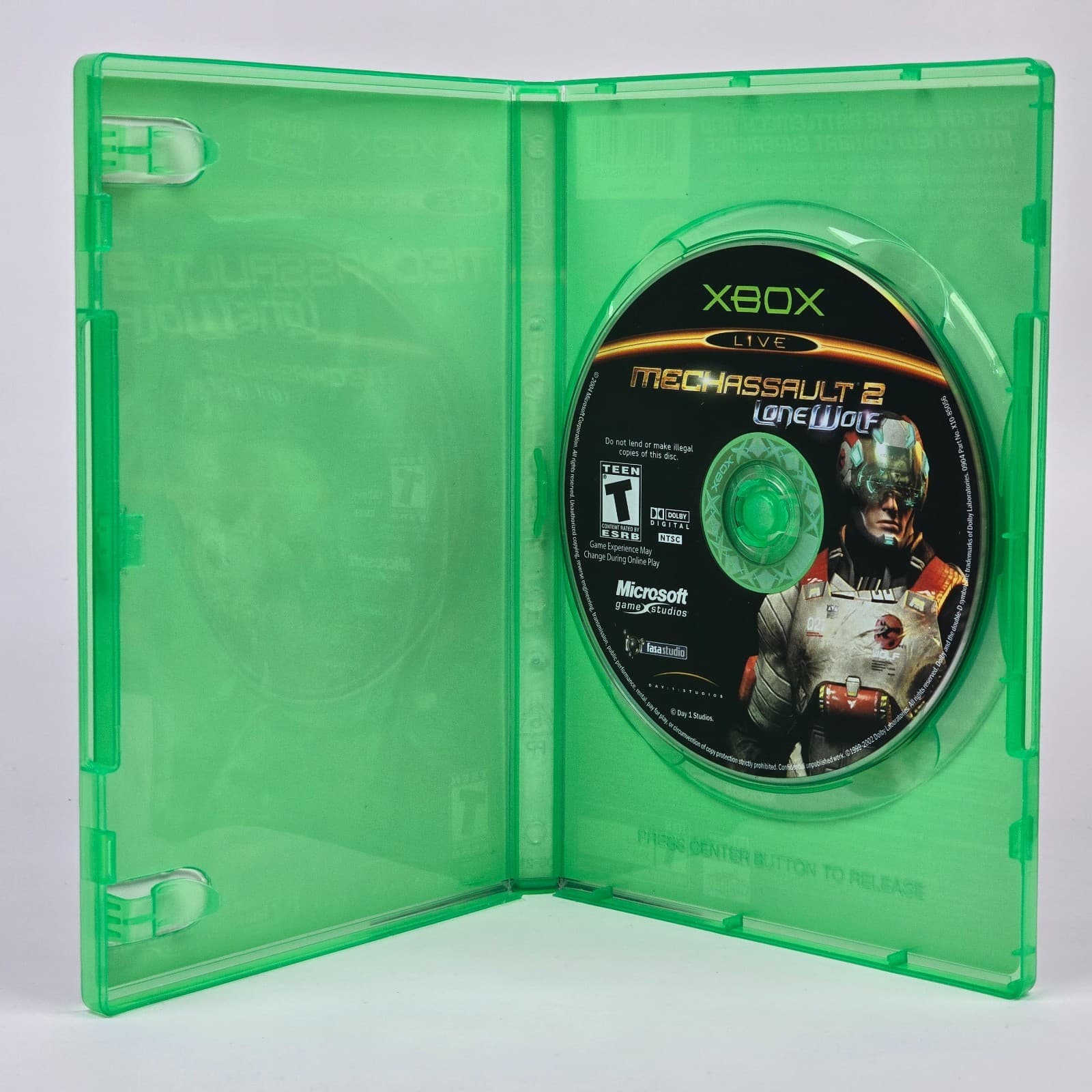 MechAssault 2: Lone Wolf (Original Xbox) Case & Disc - Thumbnail 2