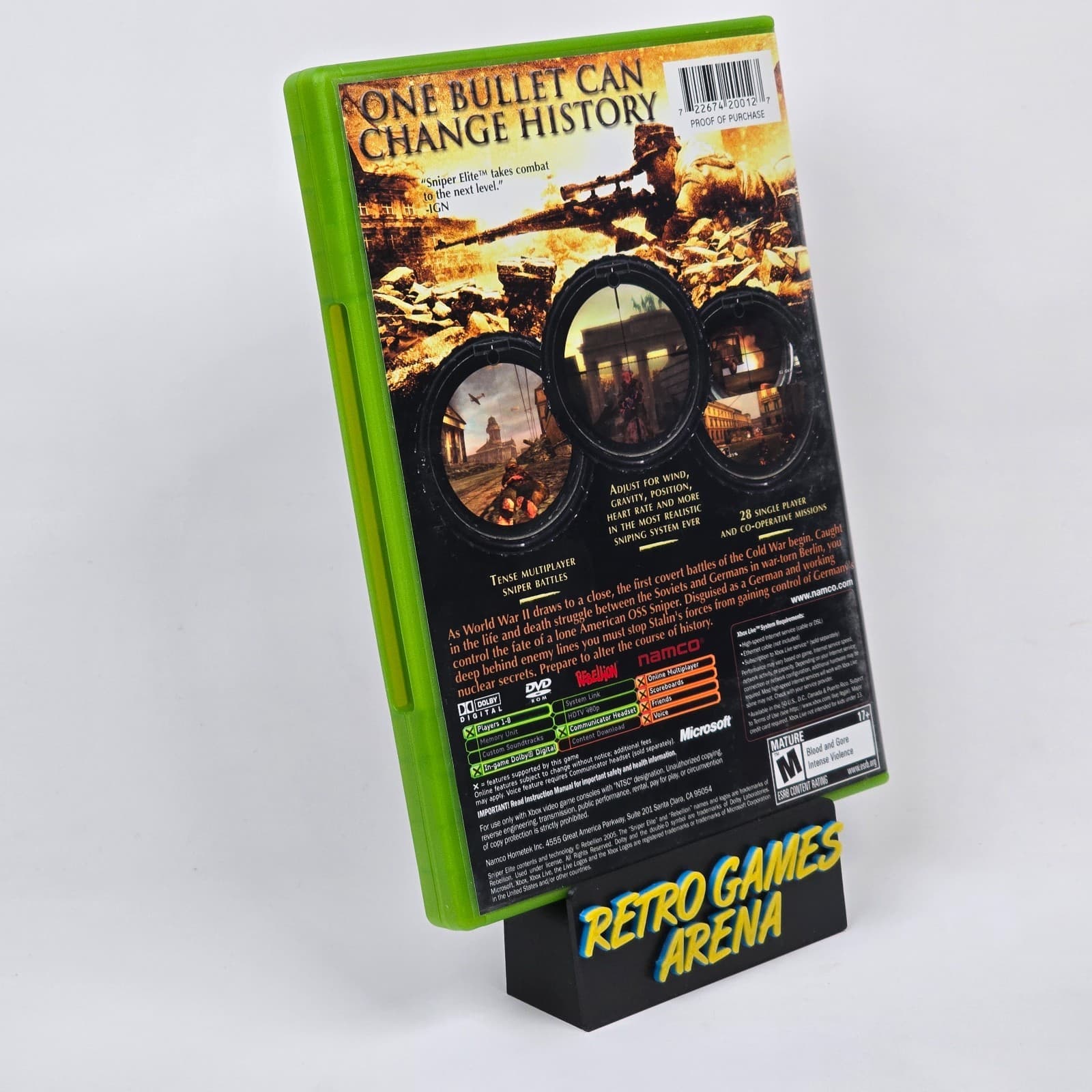 💿REFURBISHED Sniper Elite (Original Xbox) CIB COMPLETE💿 - Thumbnail 4