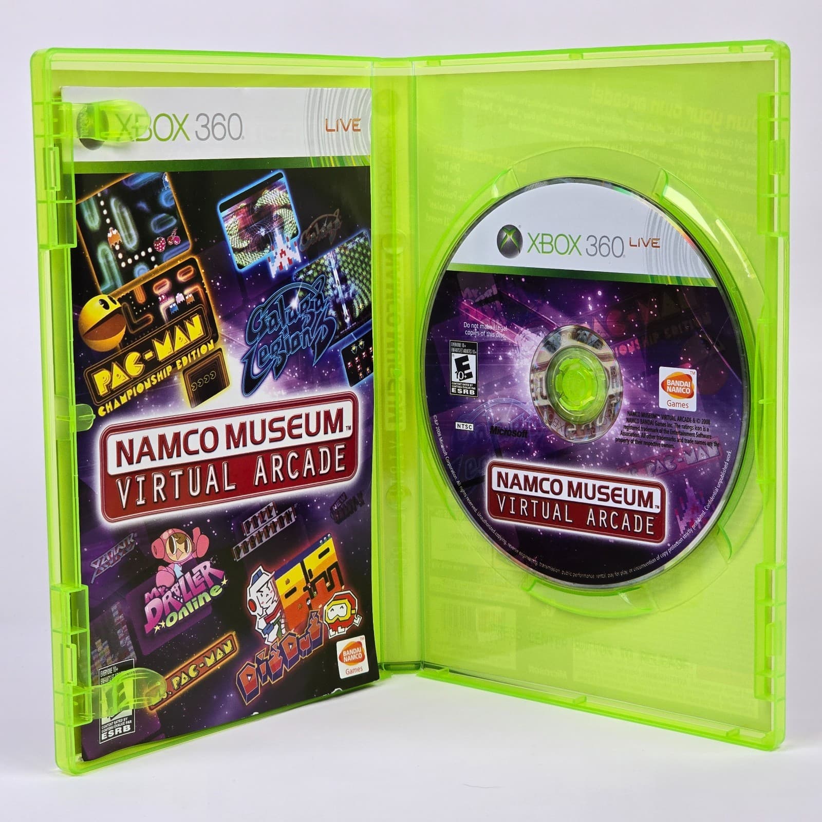 Namco Museum: Virtual Arcade (Xbox 360) CIB COMPLETE - Thumbnail 2