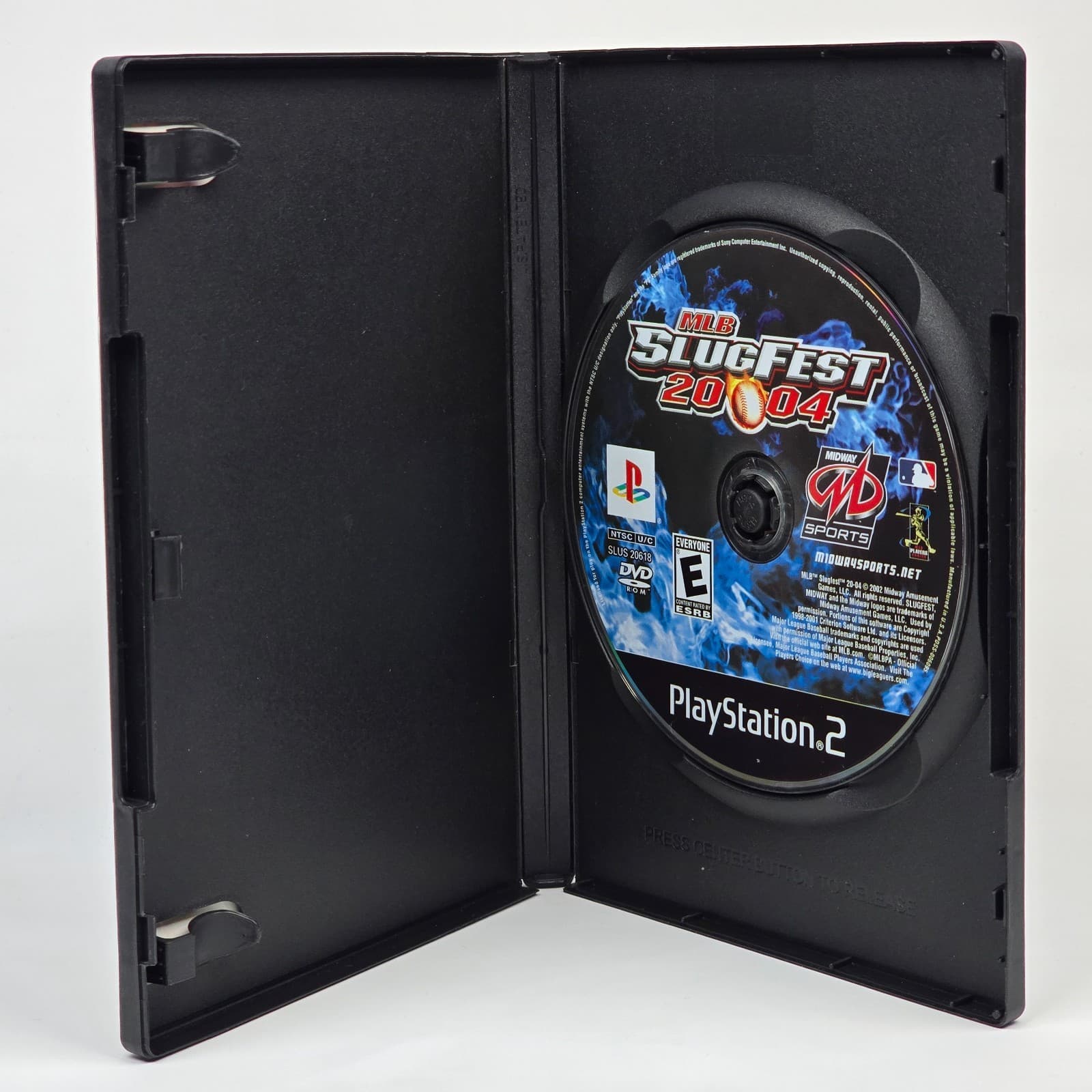 MLB SlugFest 2004 (PlayStation 2 PS2) Case & Disc - Thumbnail 2
