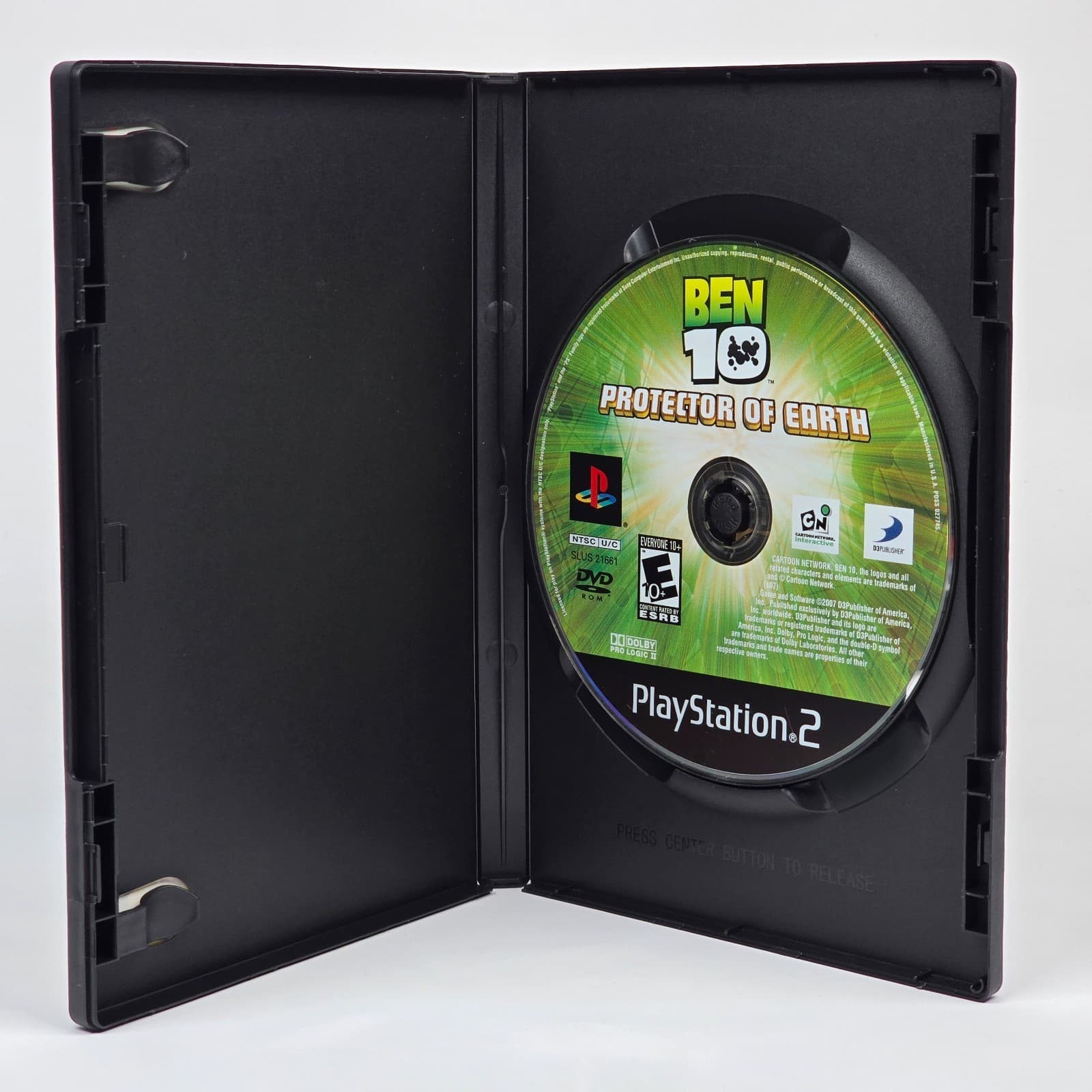 Ben 10: Protector of Earth (PlayStation 2 PS2) Case & Disc - Thumbnail 2