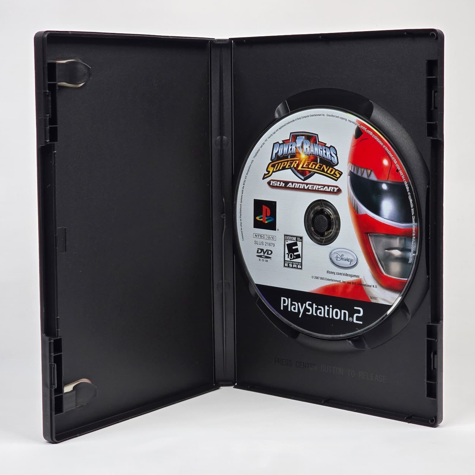 Power Rangers: Super Legends - 15th Anniversary (PlayStation 2 PS2) Case & Disc - Thumbnail 2