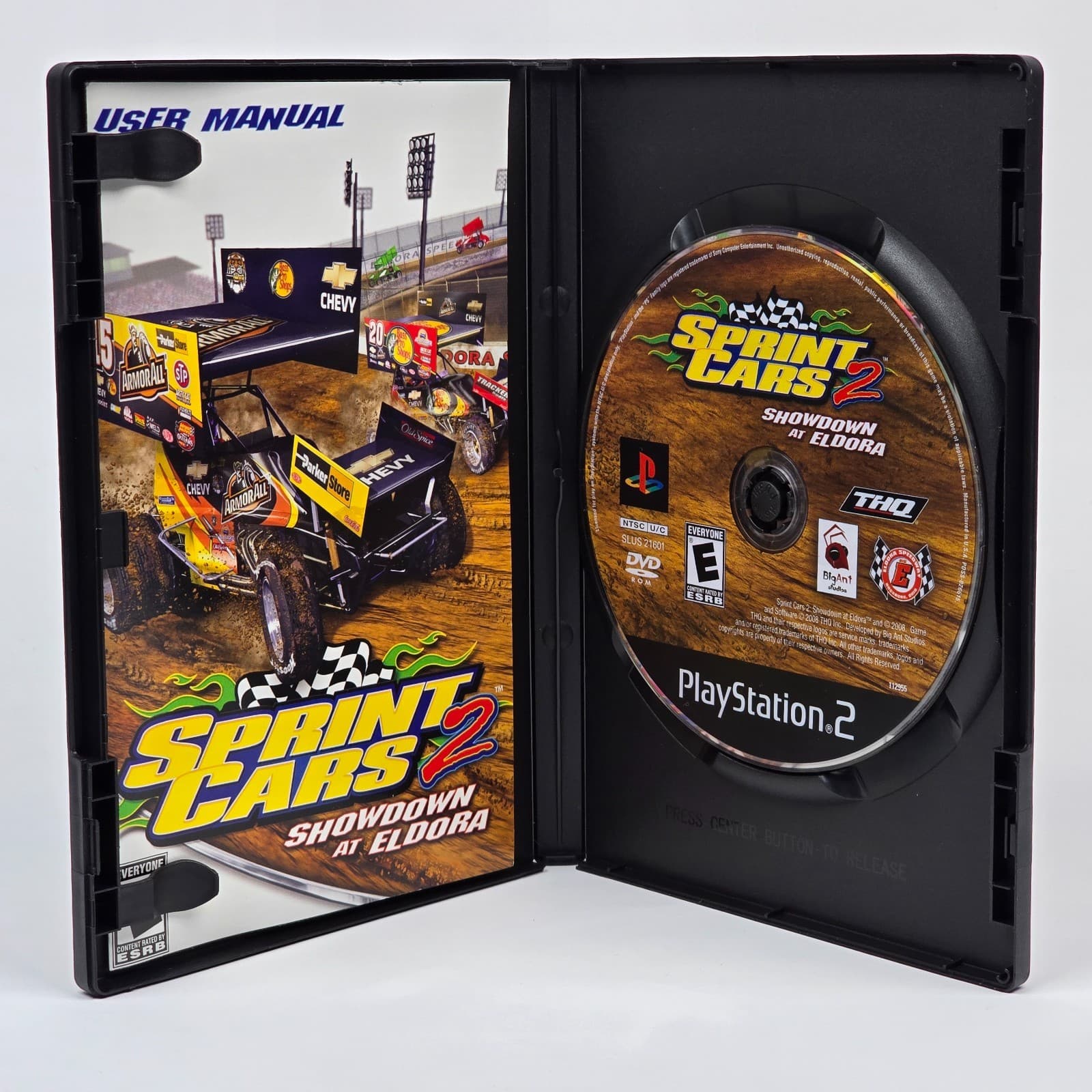 Sprint Cars 2: Showdown at Eldora (PlayStation 2 PS2) CIB COMPLETE - Thumbnail 2
