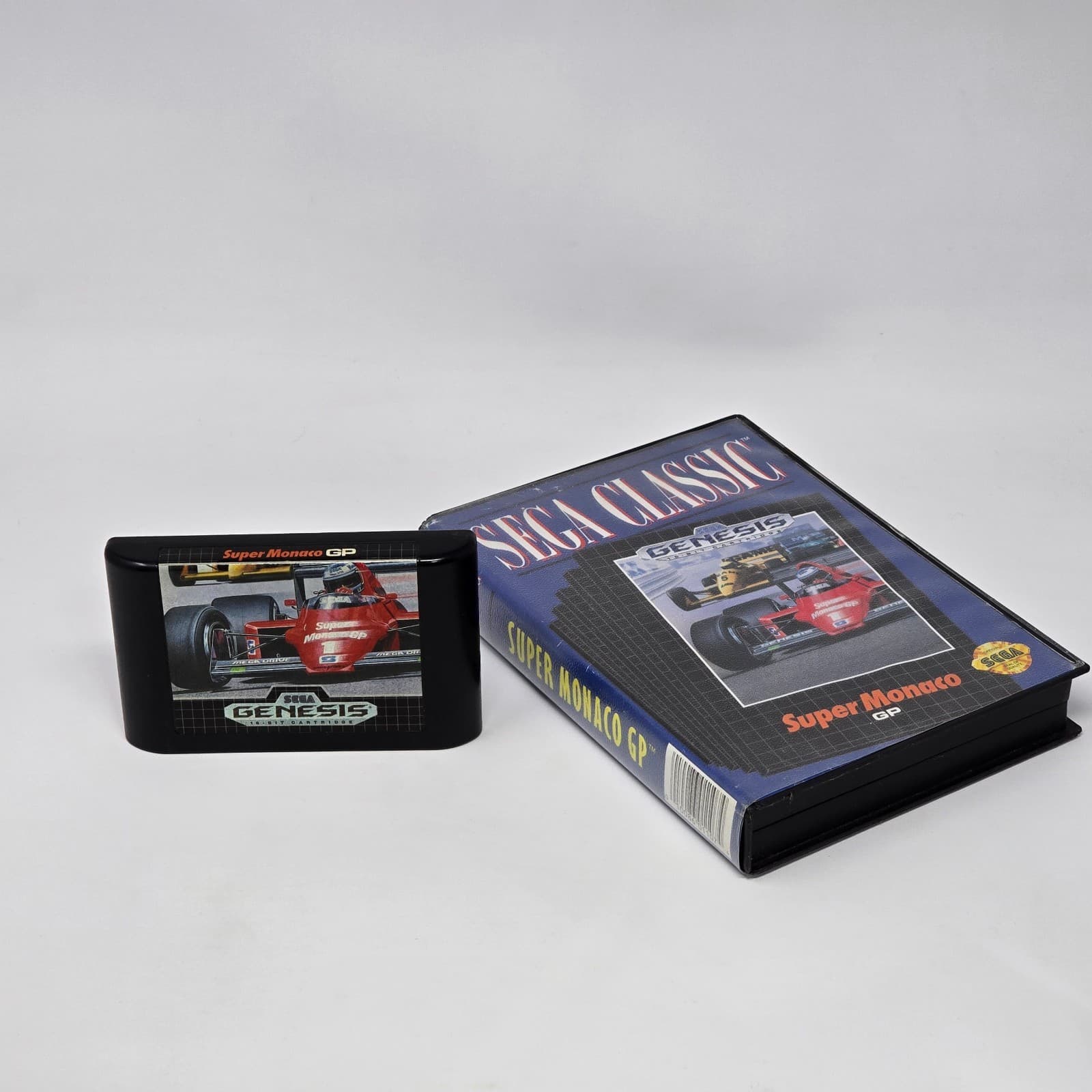 Super Monaco GP (Sega Genesis) Classic Case & Cart TESTED
