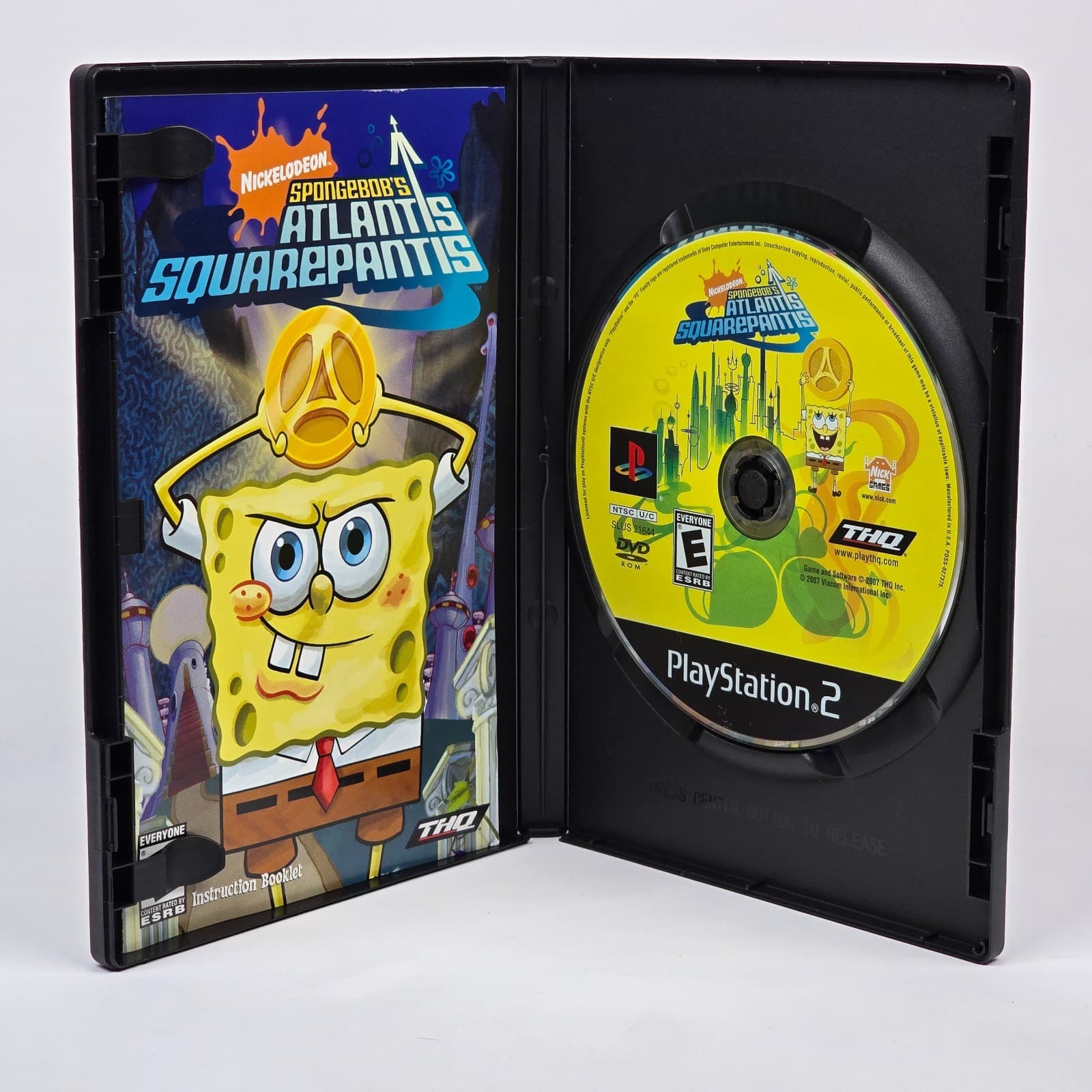 SpongeBob's Atlantis SquarePantis (PlayStation 2 PS2) CIB COMPLETE - Thumbnail 2