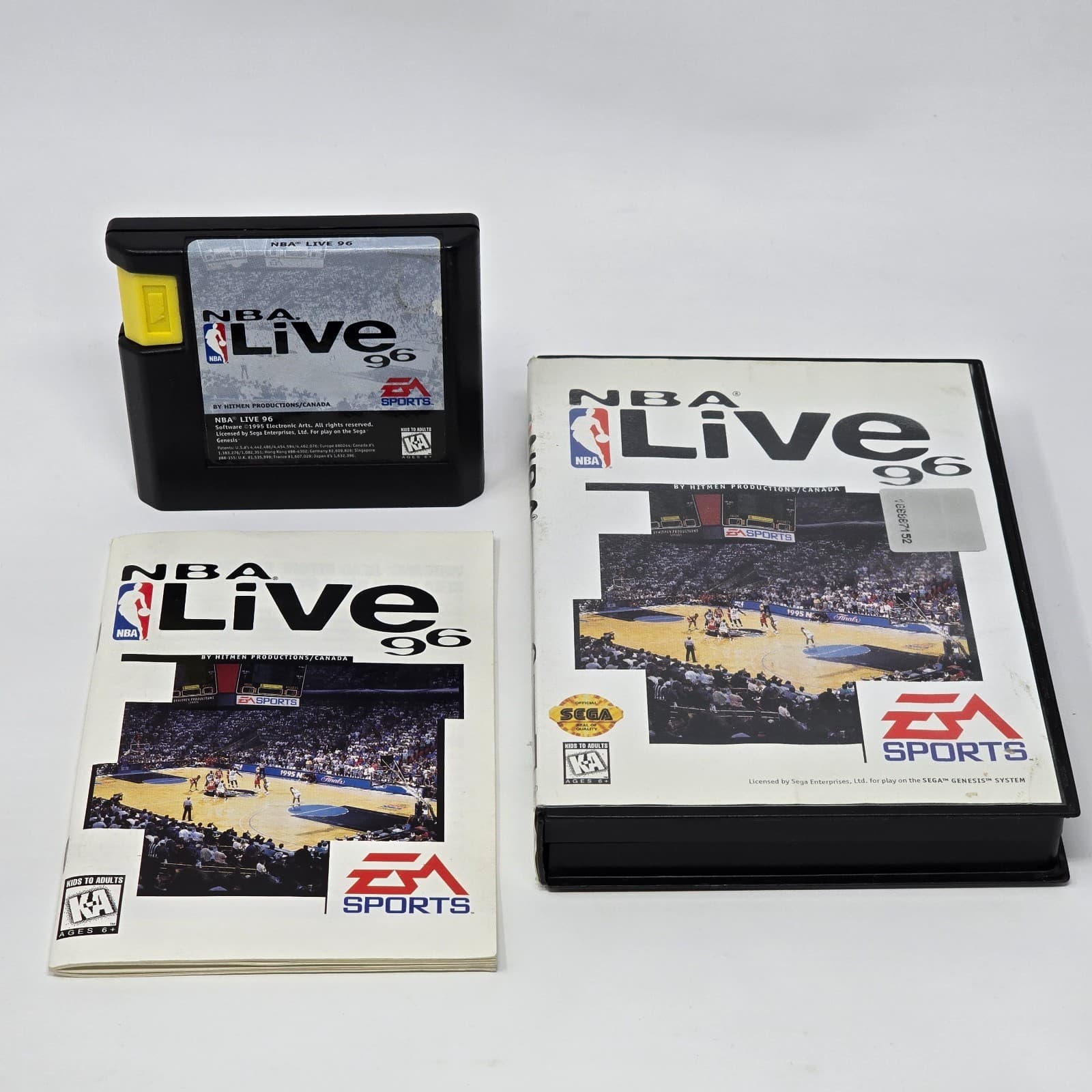 NBA Live 96 (Sega Genesis) CIB COMPLETE & TESTED