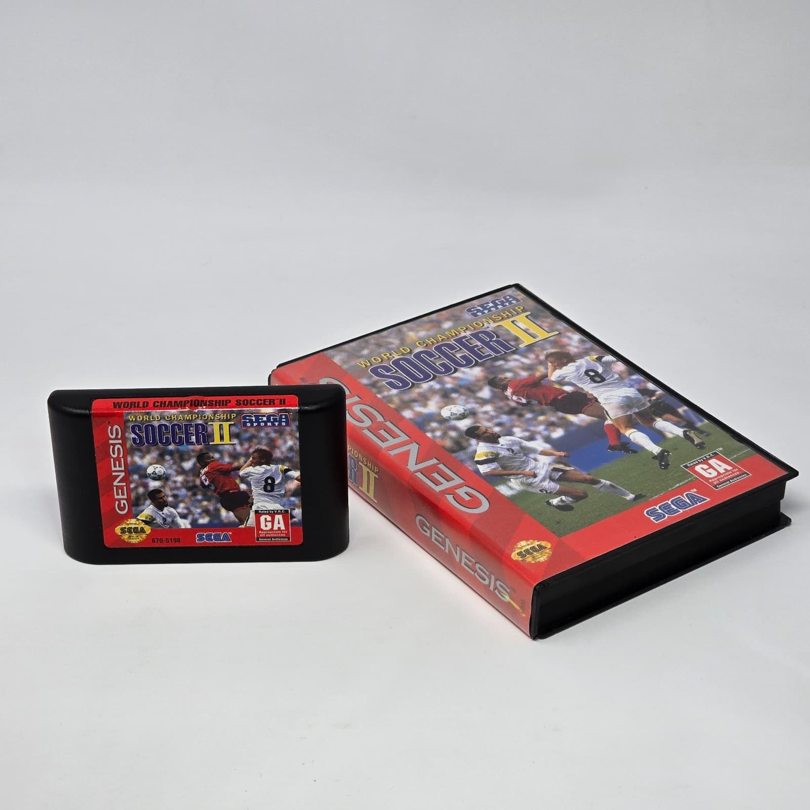 World Championship Soccer II 2 (Sega Genesis) Case & Cart TESTED
