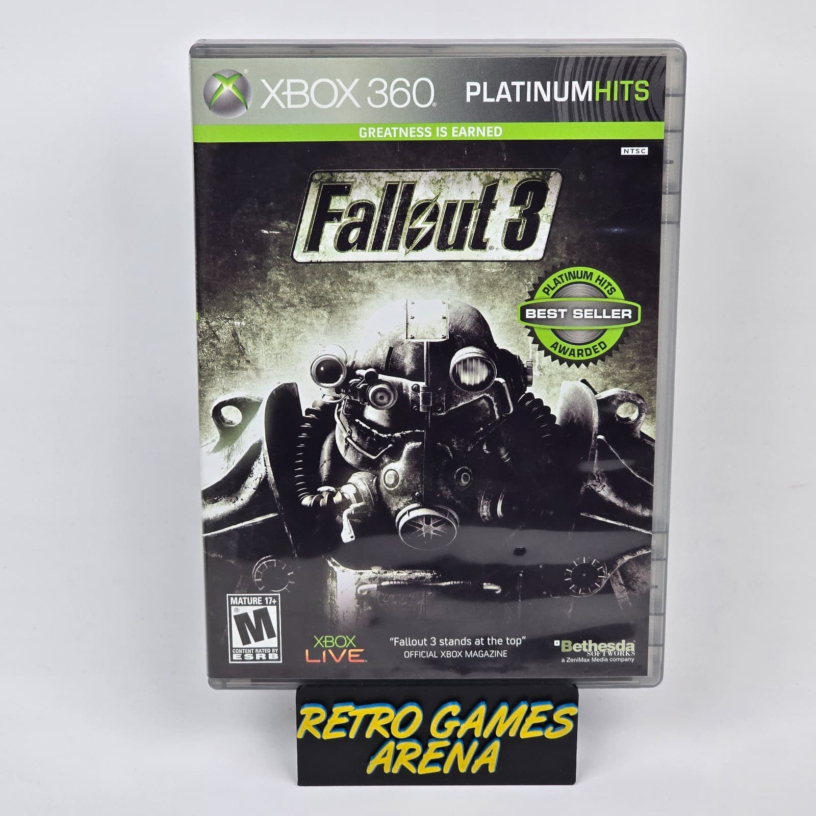 Fallout 3 (Xbox 360) Platinum Hits CIB COMPLETE