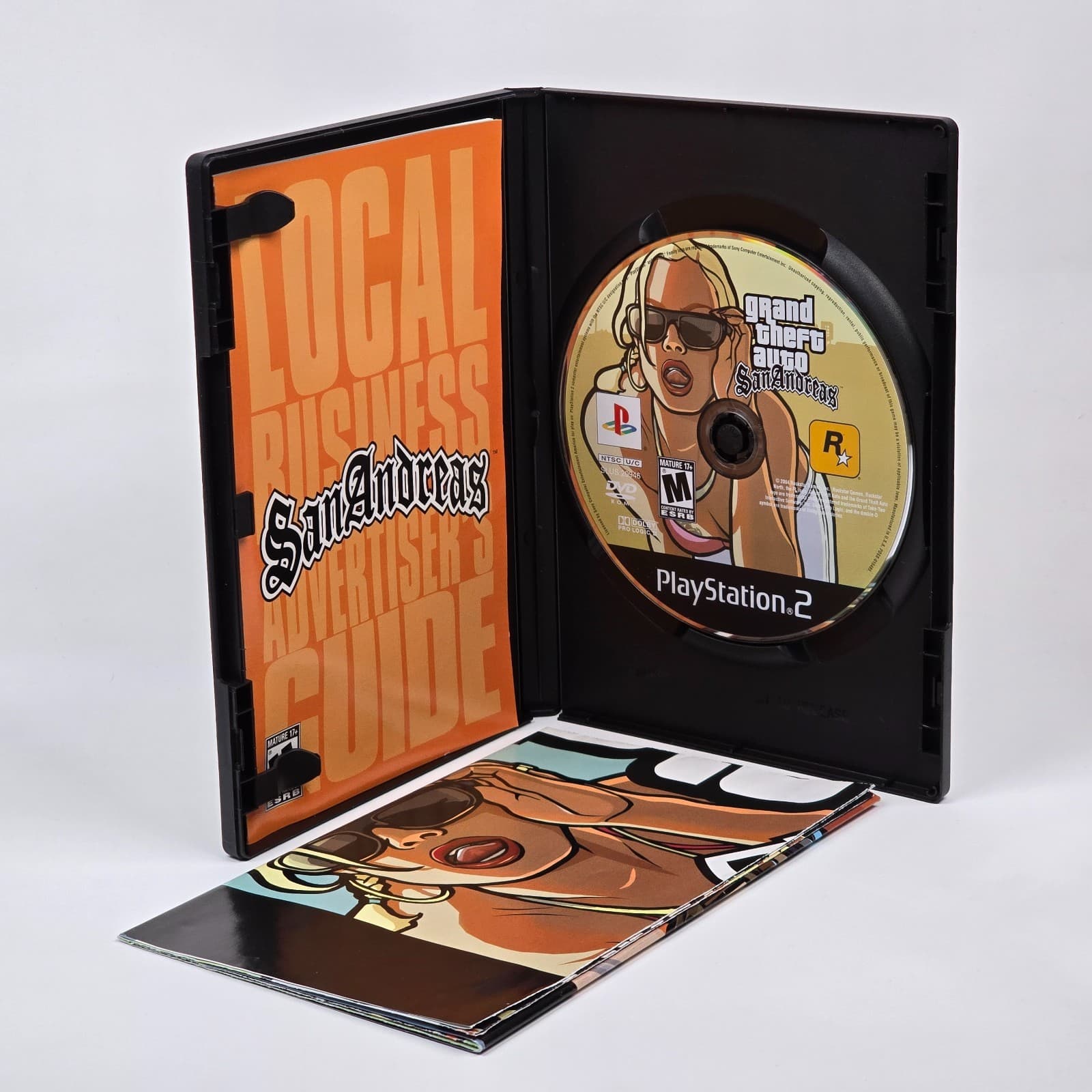💿REFURBISHED Grand Theft Auto: San Andreas (PlayStation 2 PS2) BL CIB w/ Map💿 - Thumbnail 2