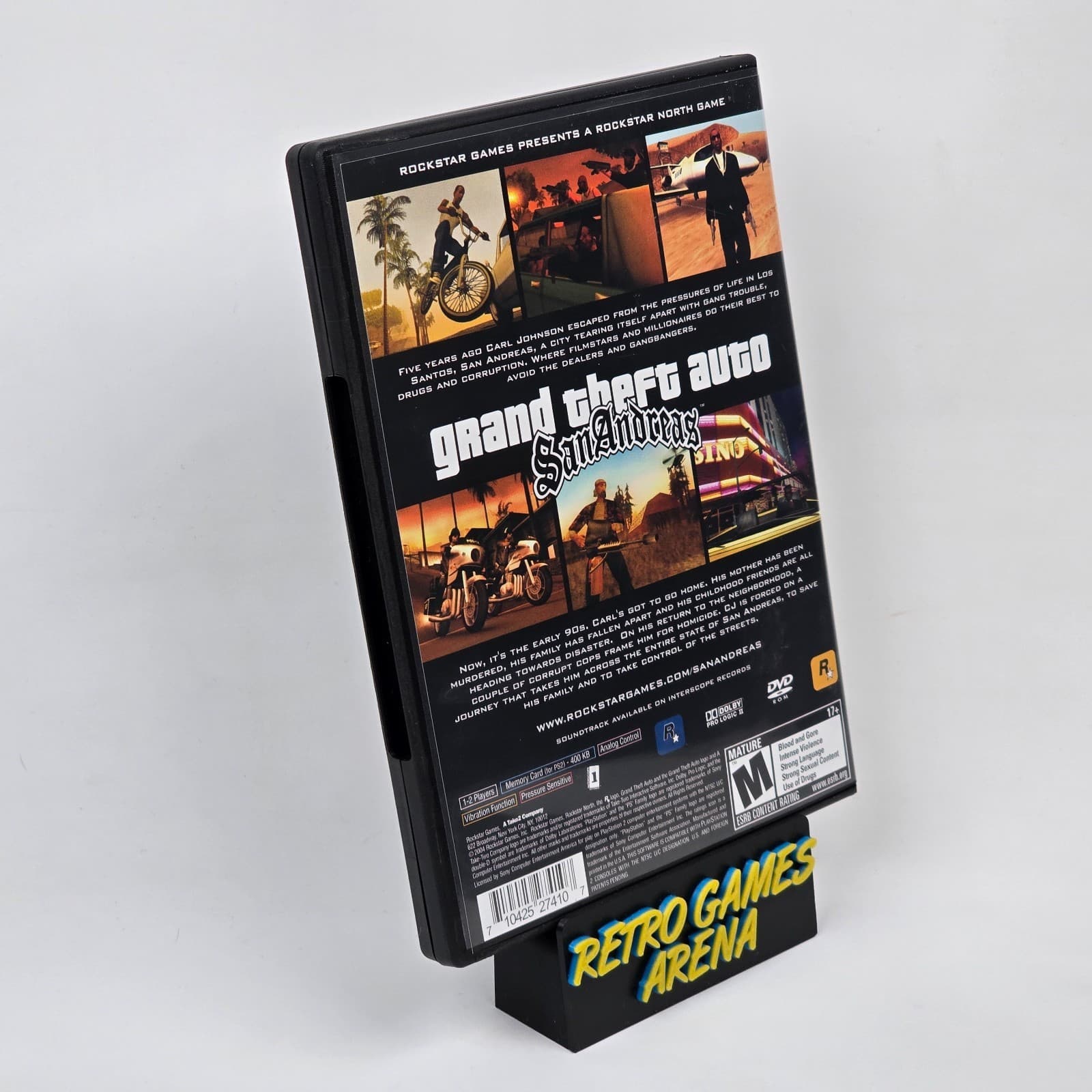 💿REFURBISHED Grand Theft Auto: San Andreas (PlayStation 2 PS2) BL CIB w/ Map💿 - Thumbnail 4
