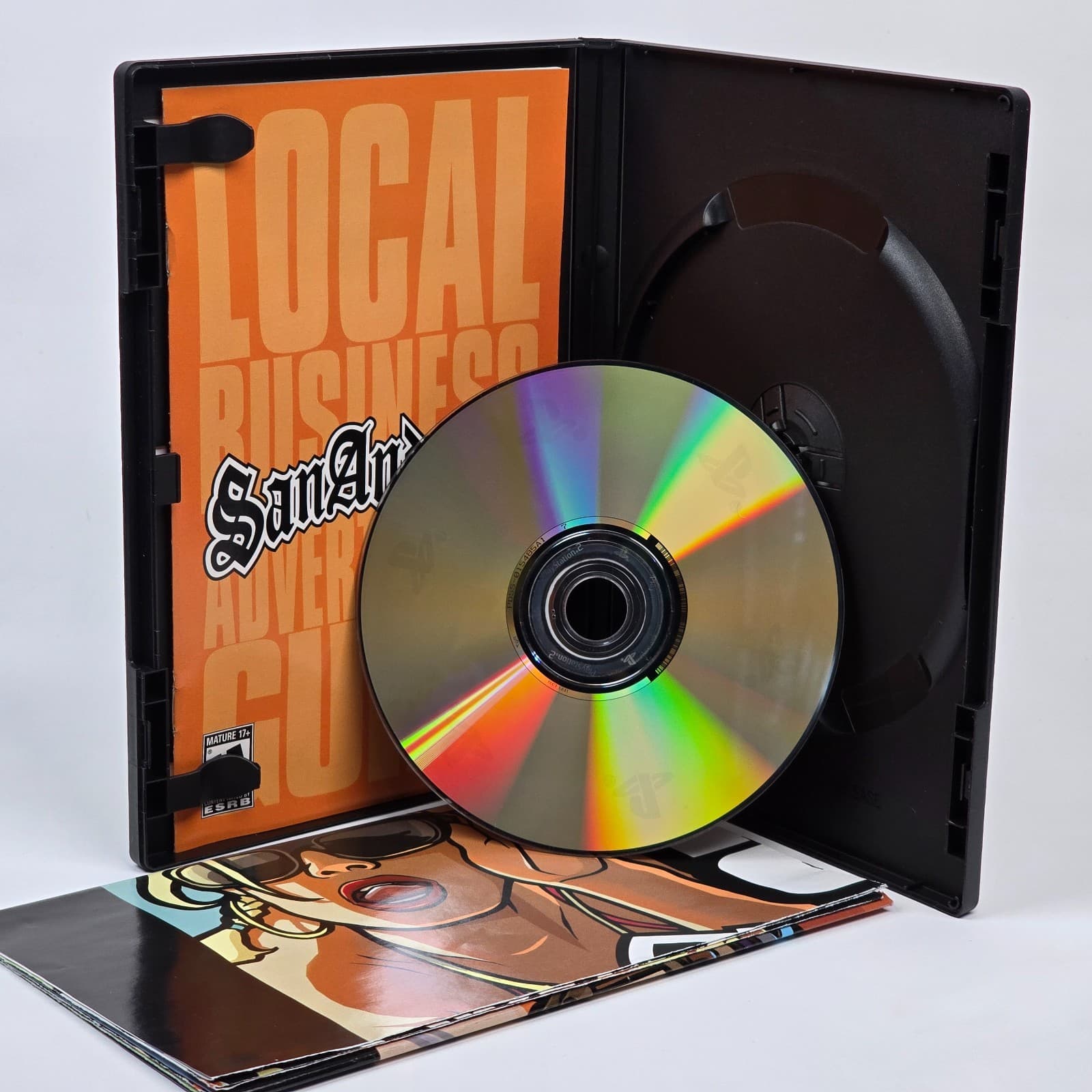 💿REFURBISHED Grand Theft Auto: San Andreas (PlayStation 2 PS2) BL CIB w/ Map💿 - Thumbnail 3