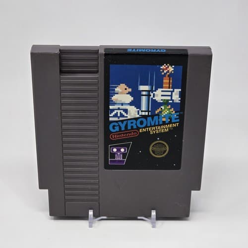 Gyromite (Nintendo NES) 5 Screw Cartridge CLEANED & TESTED