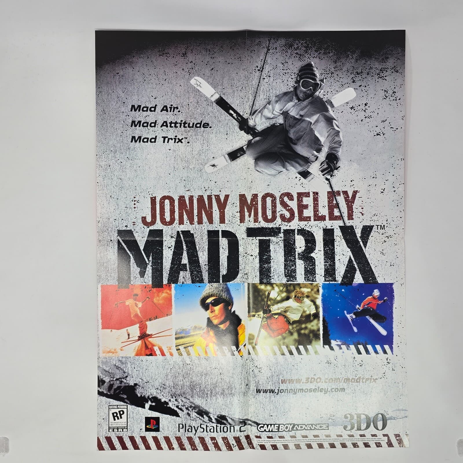 Jonny Moseley Mad Trix Huck Yourself 2 Sided Fold Out Print Ad/Poster Promo Art - Thumbnail 2