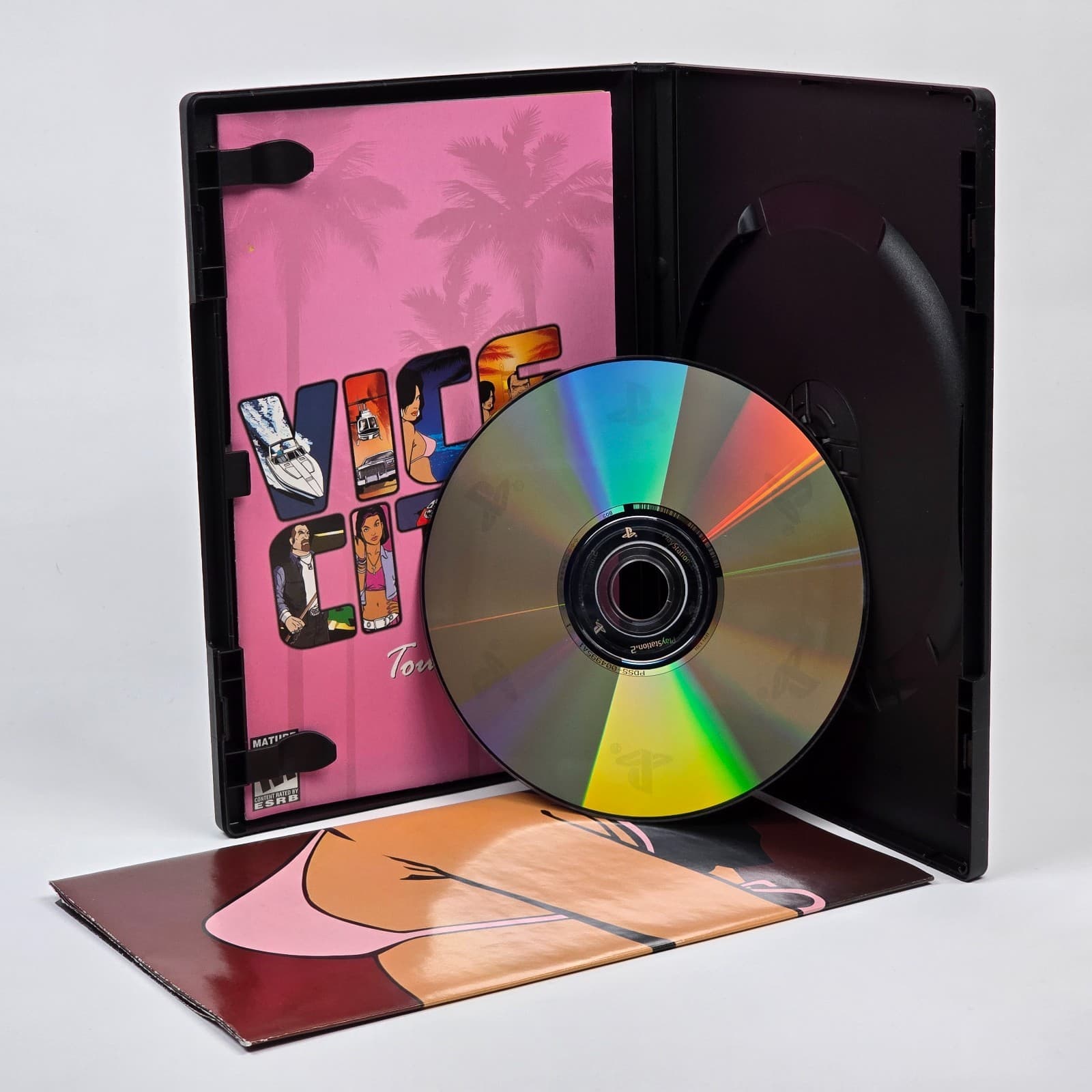 💿REFURBISHED Grand Theft Auto: Vice City (PlayStation 2 PS2) BL CIB with Map💿 - Thumbnail 3