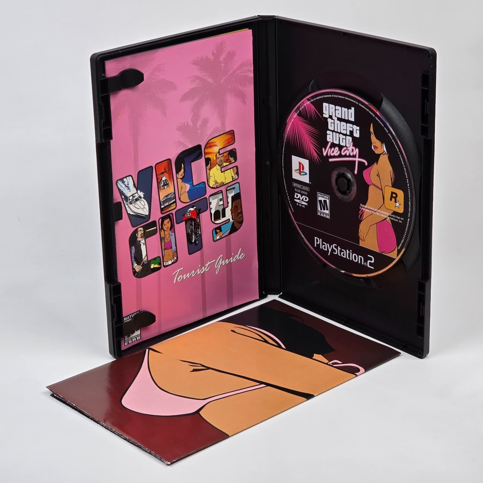 💿REFURBISHED Grand Theft Auto: Vice City (PlayStation 2 PS2) BL CIB with Map💿 - Thumbnail 2