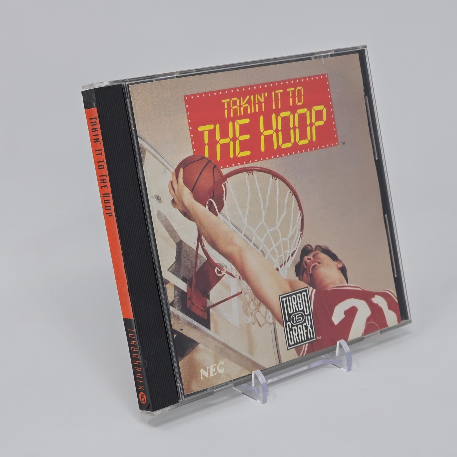 Takin' It to the Hoop (TurboGrafx-16) CIB COMPLETE & TESTED