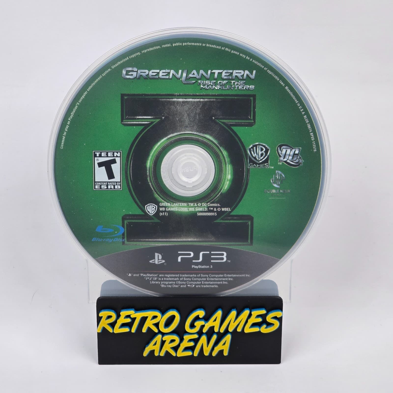 Green Lantern: Rise of the Manhunters (PlayStation 3 PS3) Disc