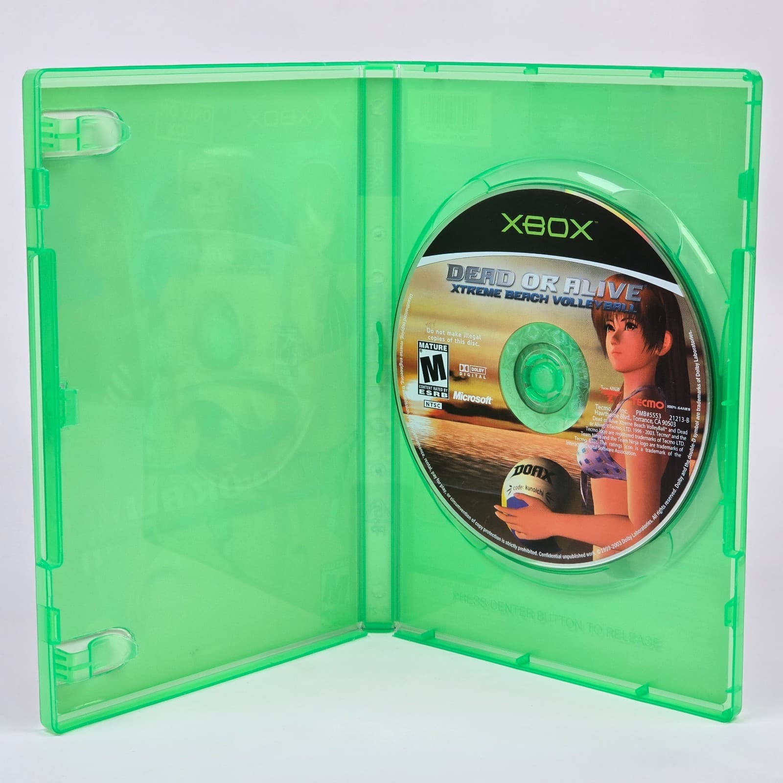 Dead or Alive: Xtreme Extreme Beach Volleyball (Original Xbox) Case & Disc - Thumbnail 2