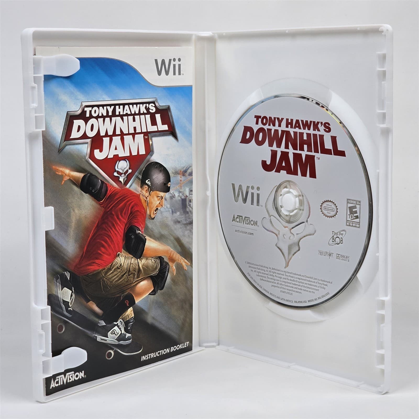 Tony Hawk's Downhill Jam (Nintendo Wii) CIB COMPLETE - Thumbnail 2