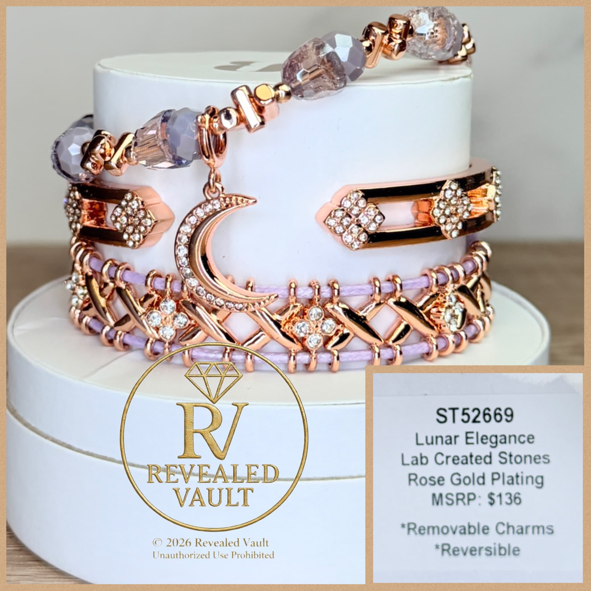 Bomb Party Lunar Elegance Spring Stacks 2026 Rose Gold
