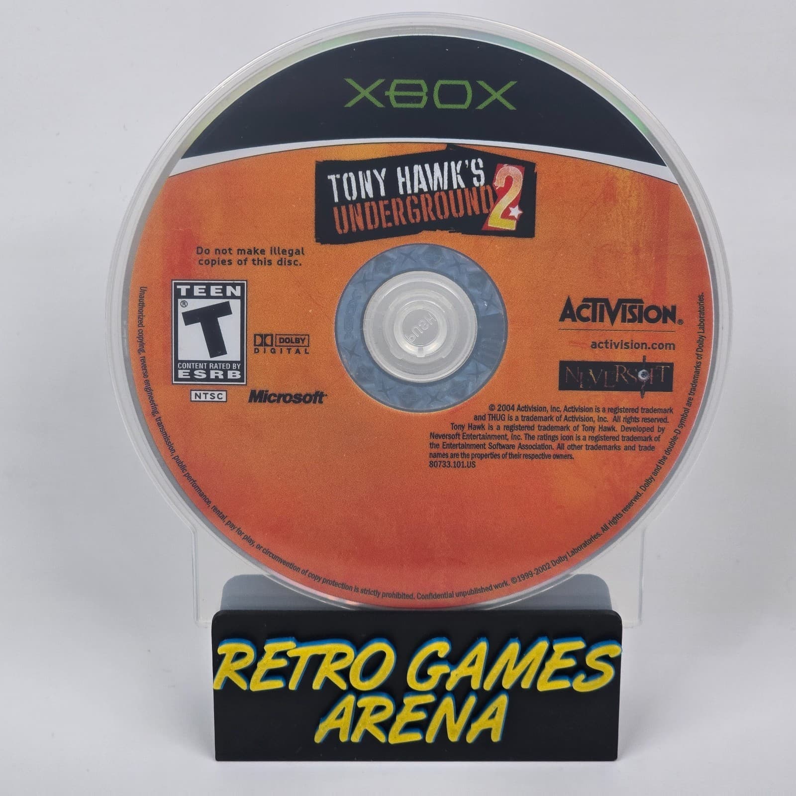 Tony Hawk's Underground 2 (Original Xbox) Black Label Disc