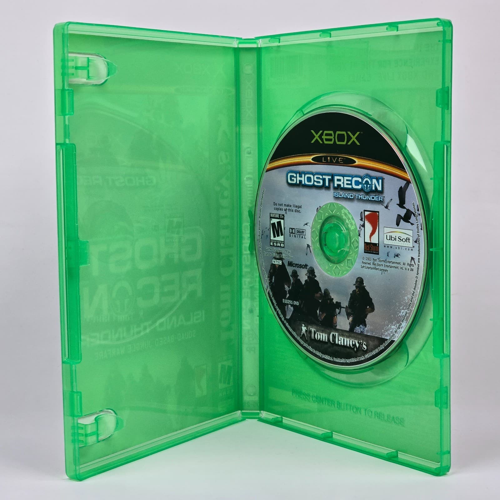 Ghost Recon: Island Thunder (Original Xbox) Black Label Case & Disc - Thumbnail 2