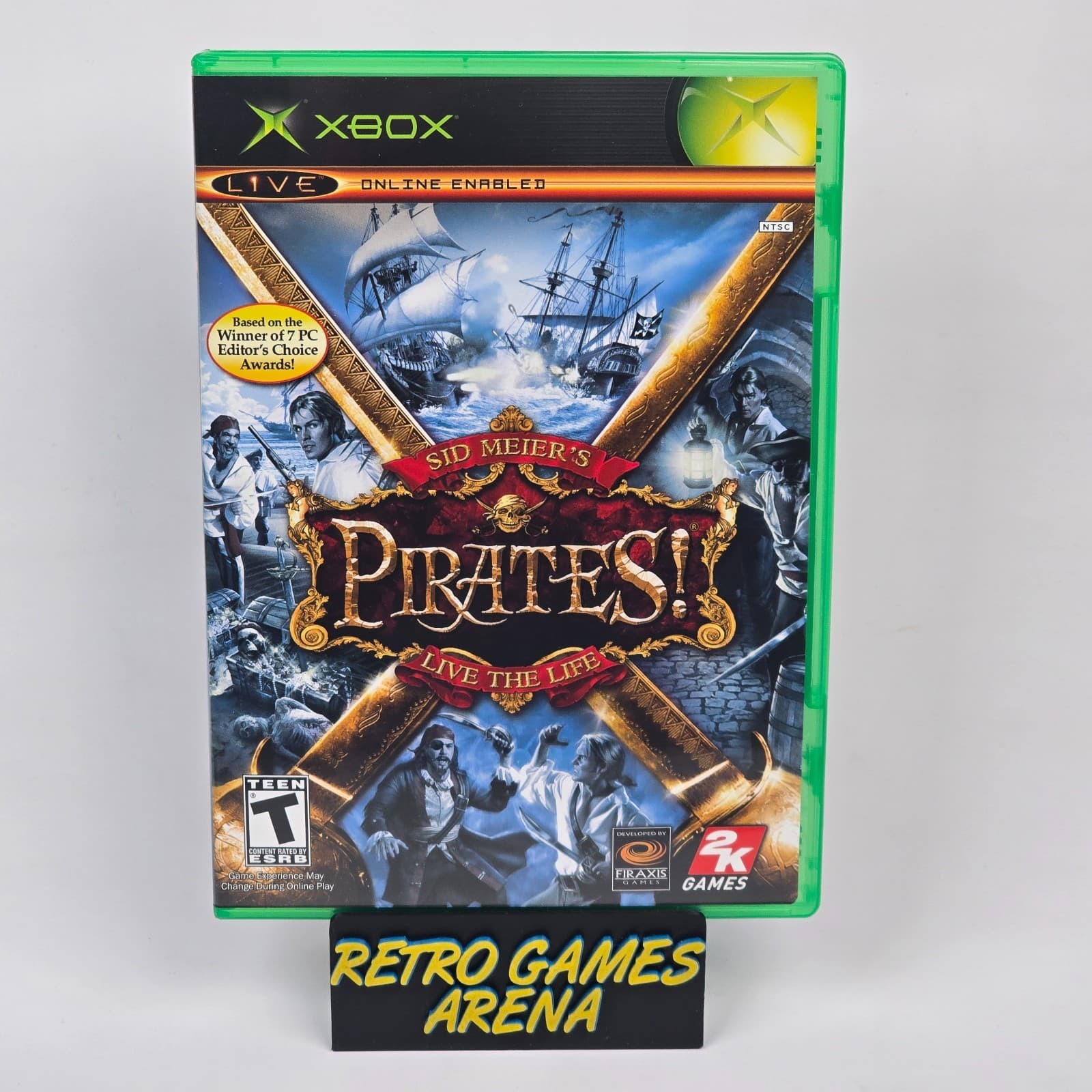 Sid Meier's Pirates! Live the Life (Original Xbox) Case & Disc