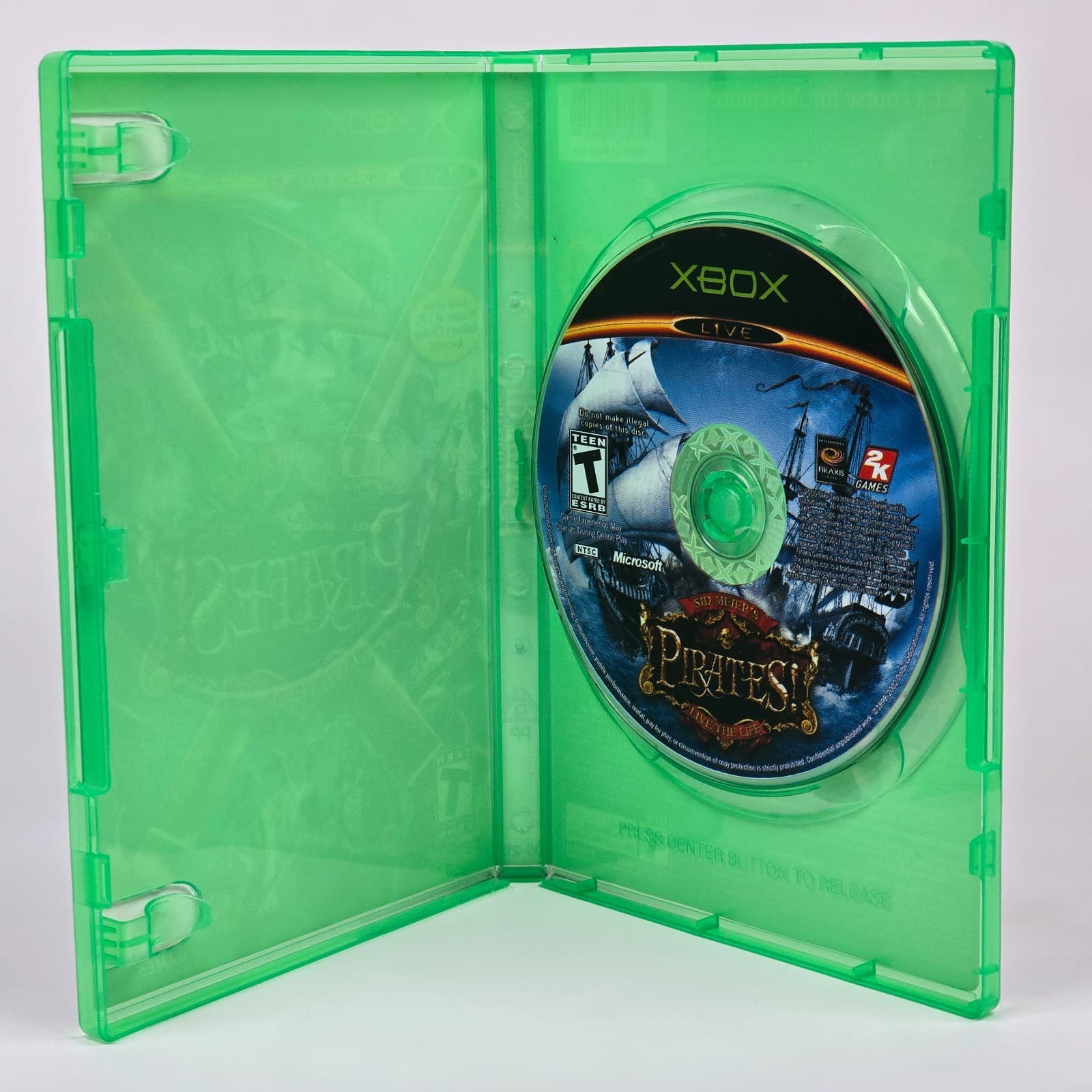 Sid Meier's Pirates! Live the Life (Original Xbox) Case & Disc - Thumbnail 2