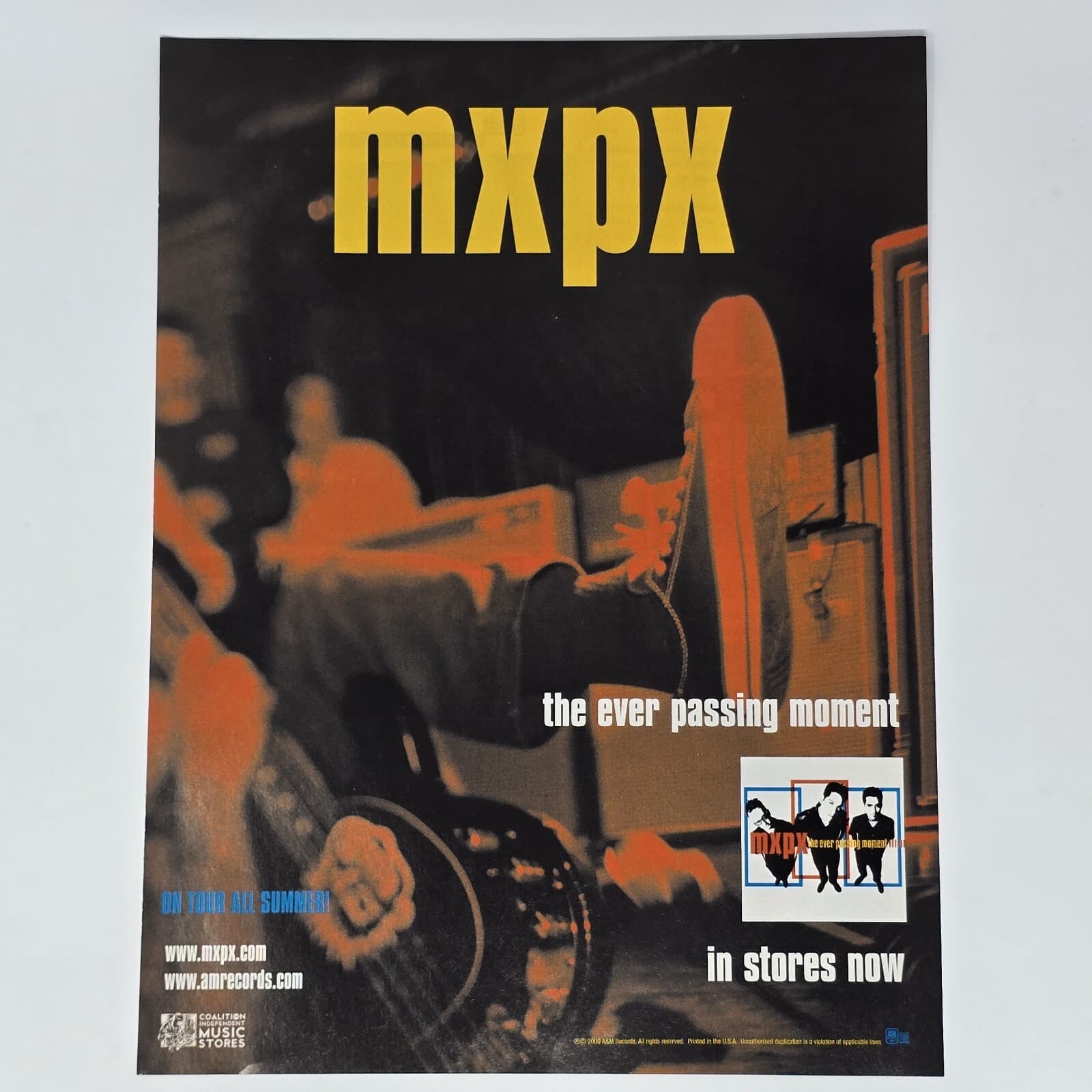 MXPX The Ever Passing Moment CD In Stores Print Ad/Poster Official Promo Art