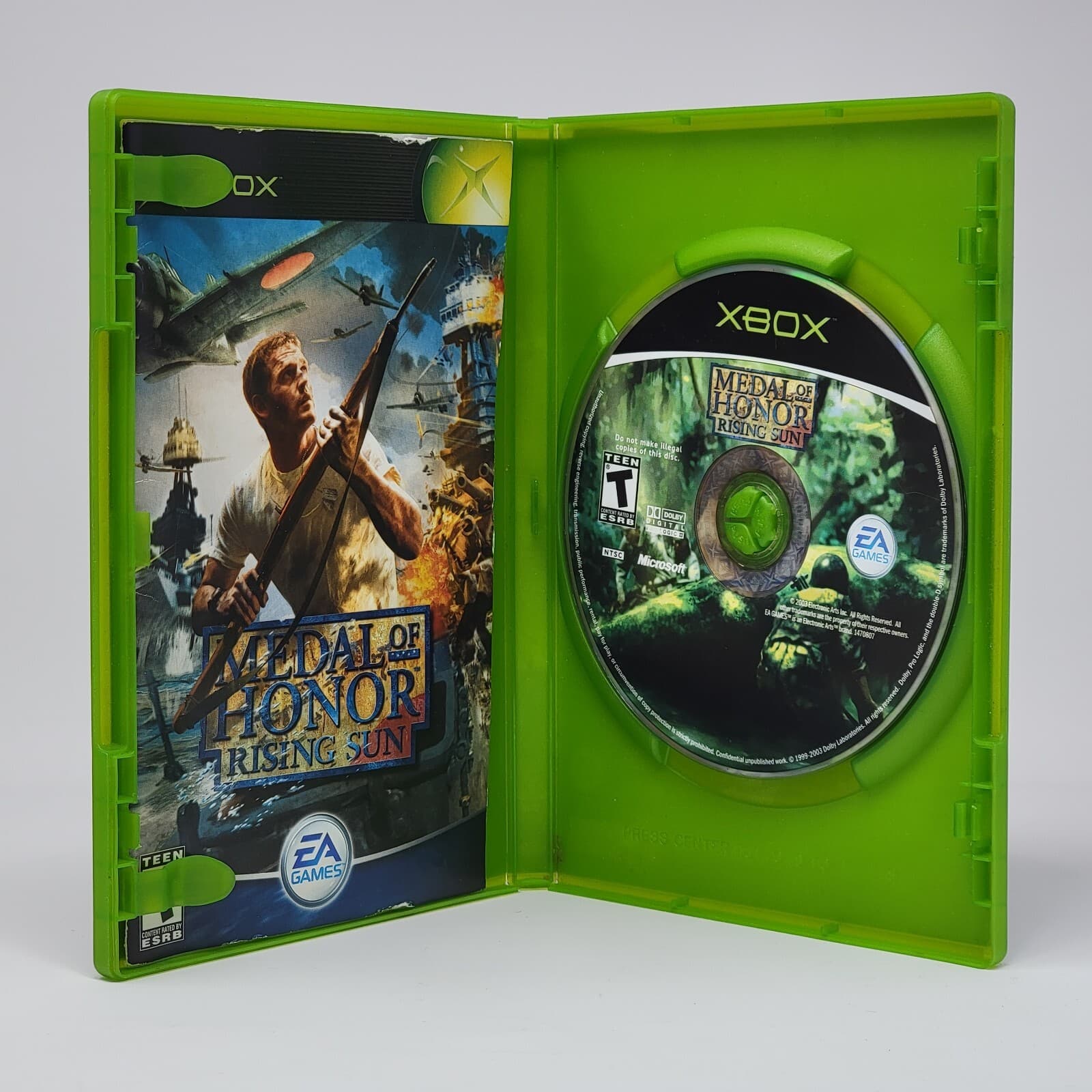 Medal of Honor Rising Sun (Original Xbox) Black Label CIB COMPLETE & TESTED - Thumbnail 2