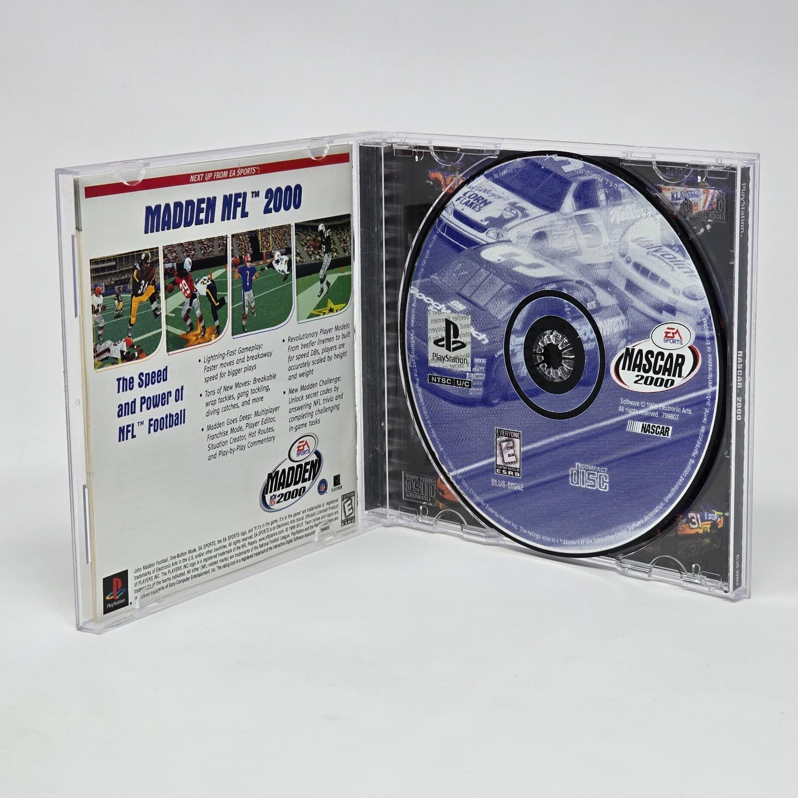 NASCAR 2000 (PlayStation 1 PS1) CIB COMPLETE & TESTED - Thumbnail 2