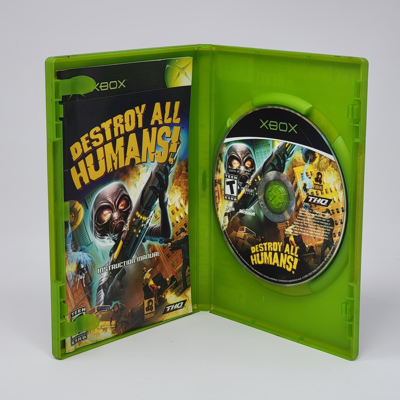 Destroy All Humans! (Original Xbox) Black Label CIB COMPLETE & TESTED - Thumbnail 2