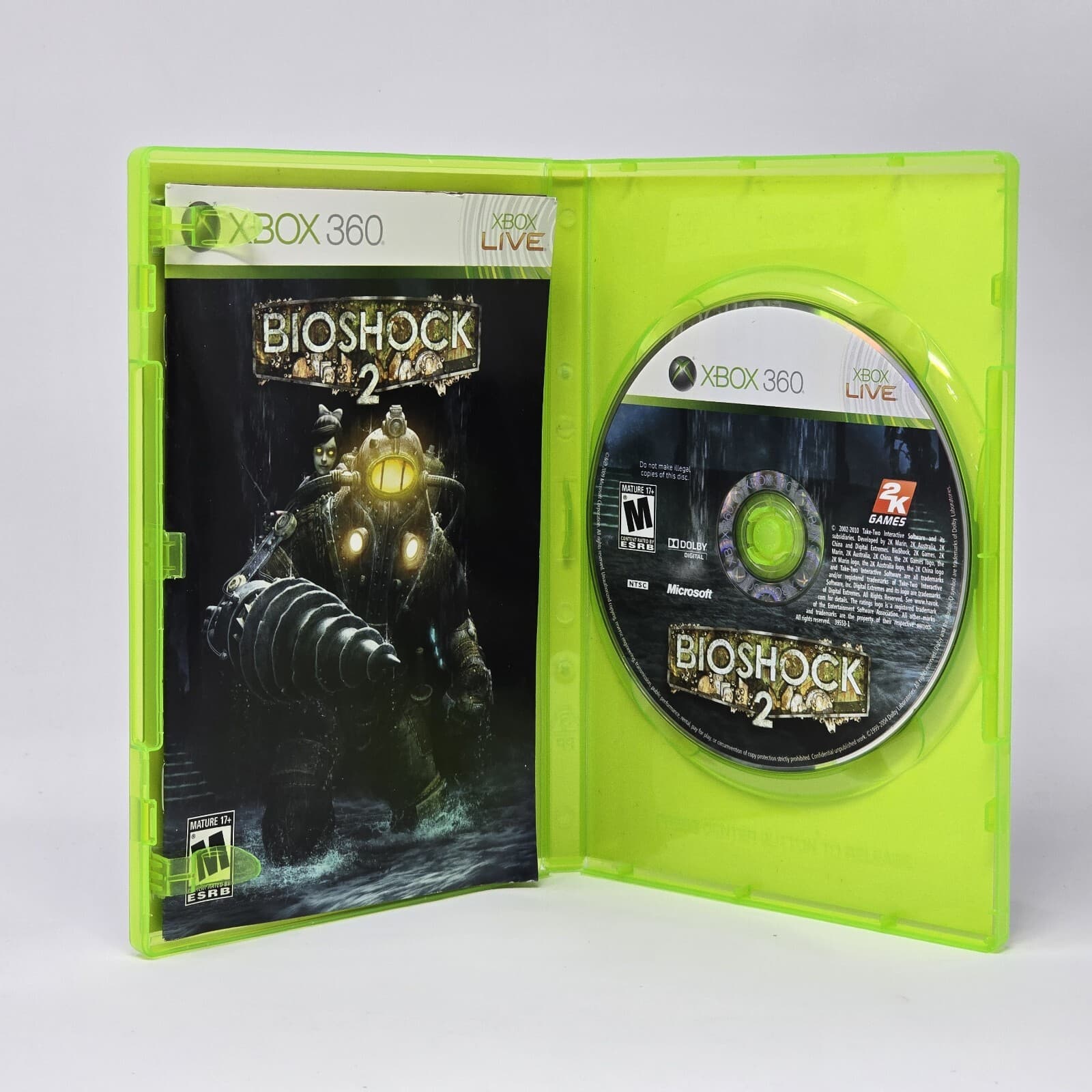 BioShock 2 (Xbox 360) CIB COMPLETE & TESTED - Thumbnail 2