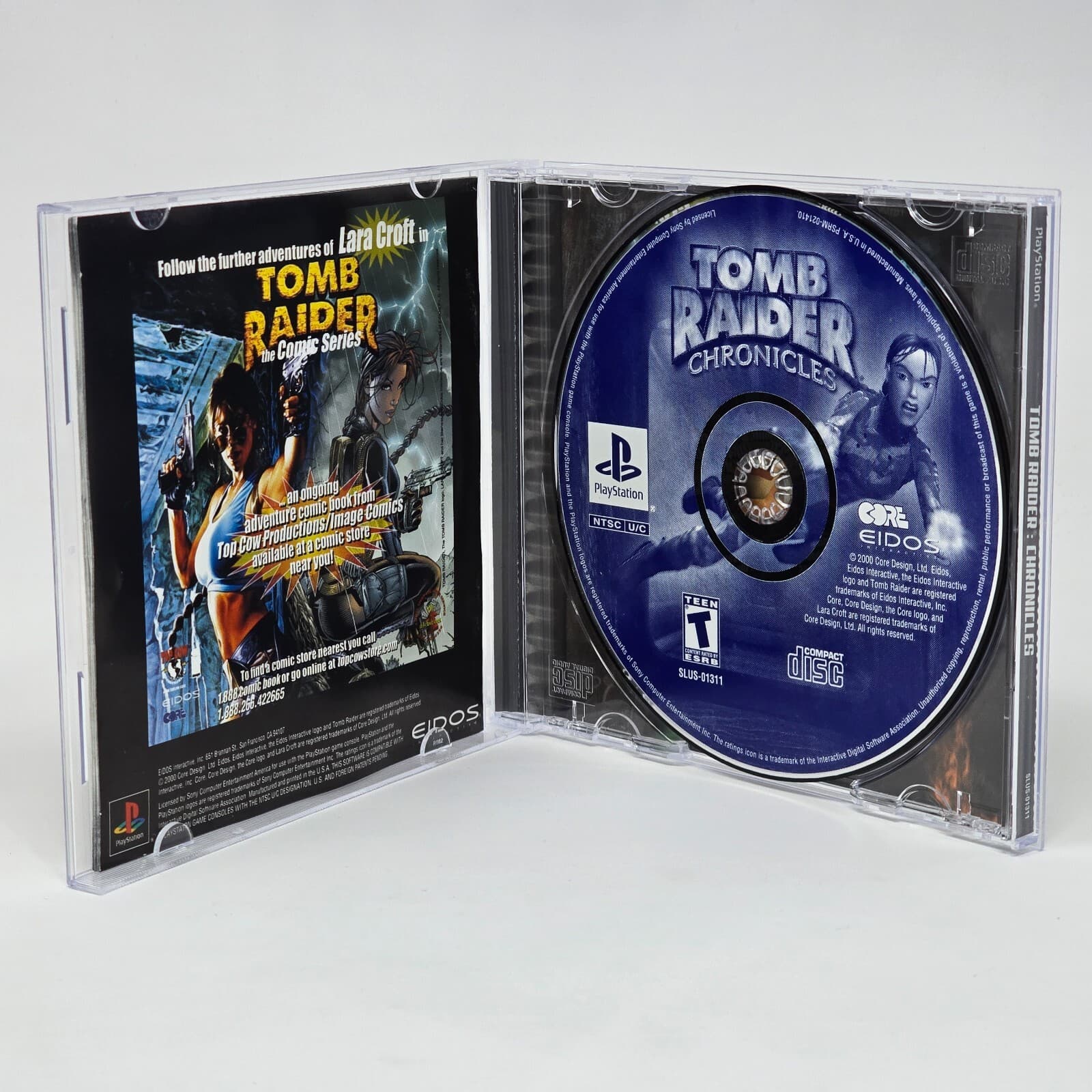 Tomb Raider: Chronicles (PlayStation 1 PS1) CIB COMPLETE & TESTED - Thumbnail 2