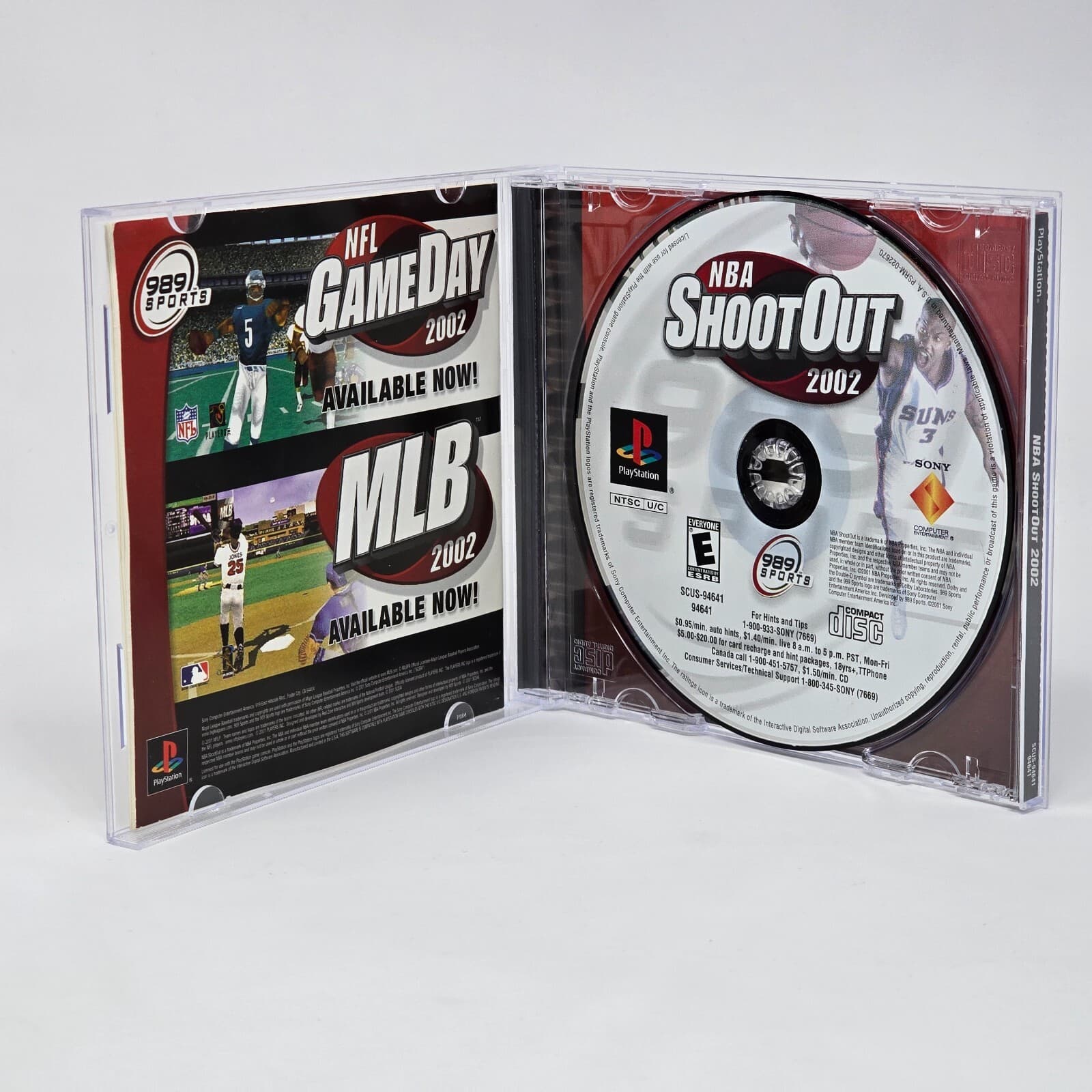 NBA ShootOut 2002 (PlayStation 1 PS1) CIB COMPLETE & TESTED - Thumbnail 2