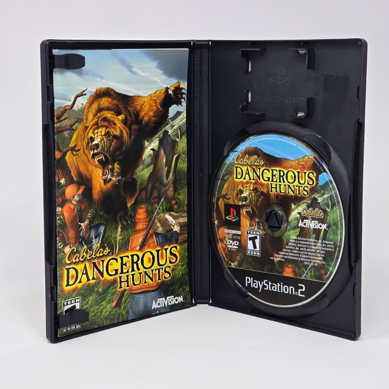Cabela's Dangerous Hunts (PlayStation 2 PS2) Black Label CIB COMPLETE & TESTED - Thumbnail 2